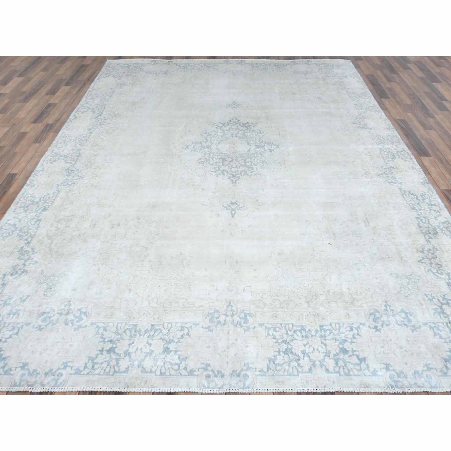 Overdyed-Vintage-Hand-Knotted-Rug-406270