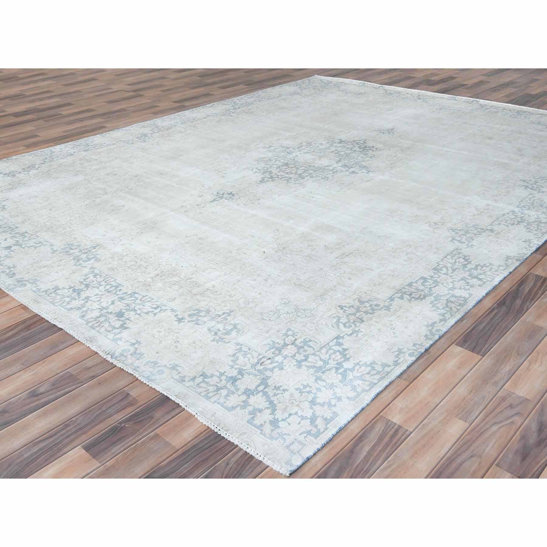 Overdyed-Vintage-Hand-Knotted-Rug-406270