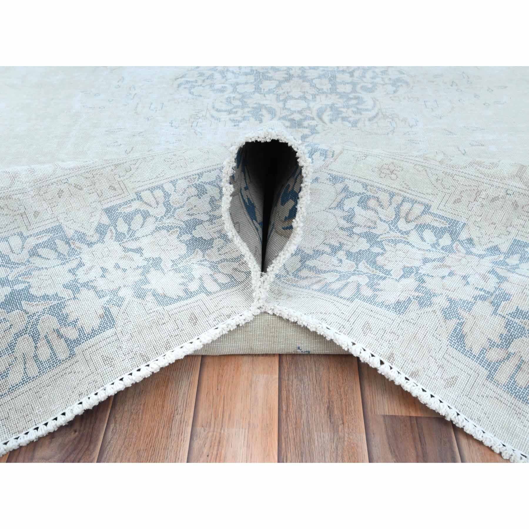 Overdyed-Vintage-Hand-Knotted-Rug-406270