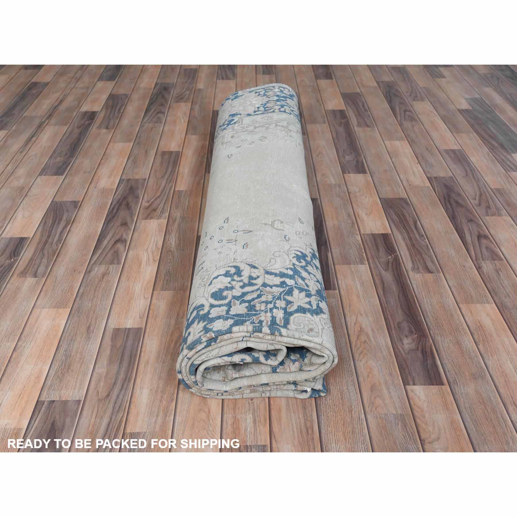 Overdyed-Vintage-Hand-Knotted-Rug-406270