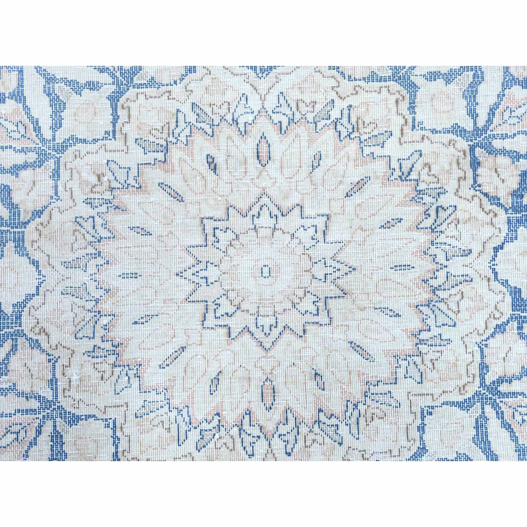 Overdyed-Vintage-Hand-Knotted-Rug-406290