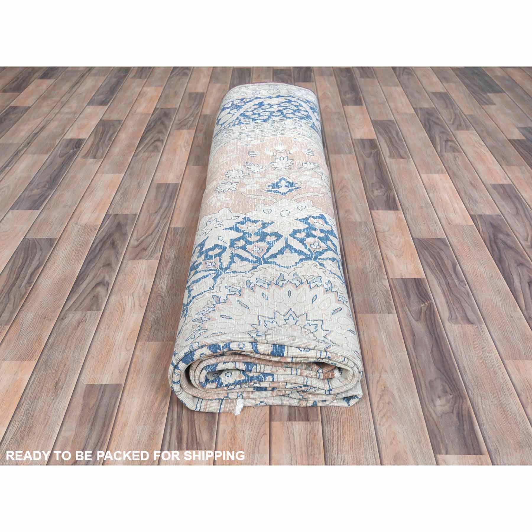 Overdyed-Vintage-Hand-Knotted-Rug-406290