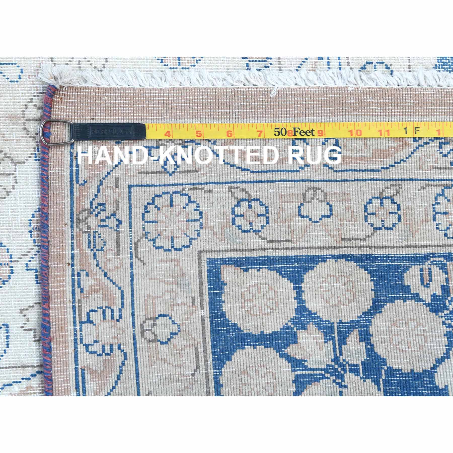Overdyed-Vintage-Hand-Knotted-Rug-406290