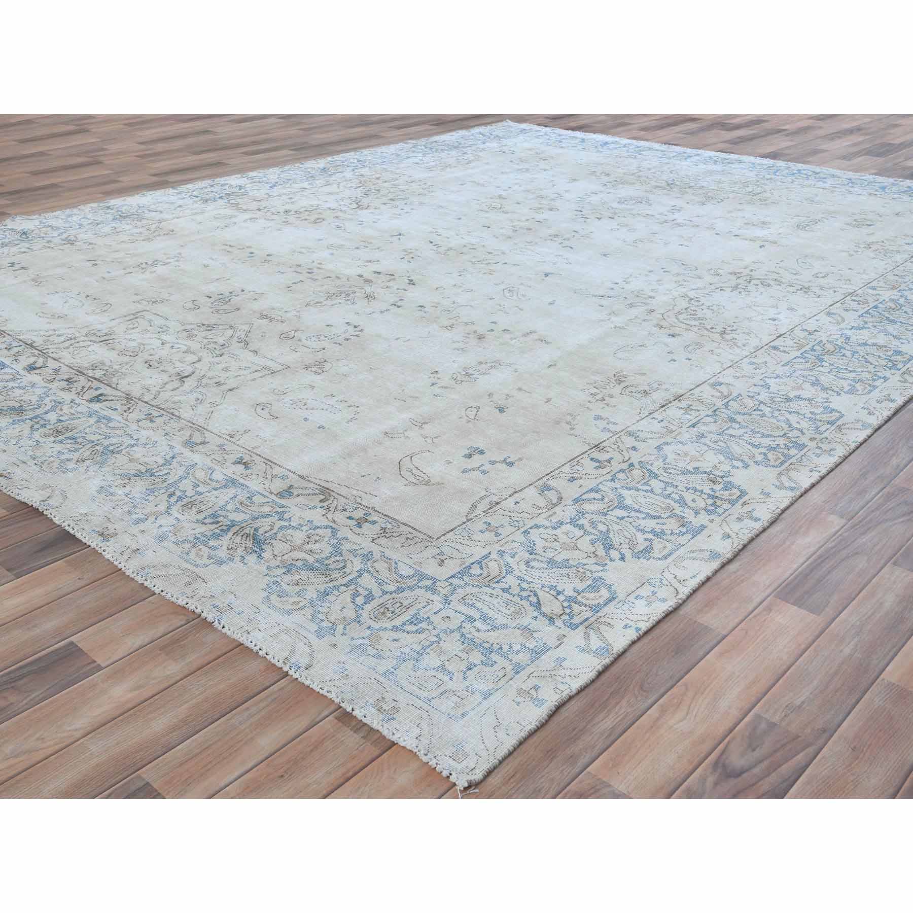 Overdyed-Vintage-Hand-Knotted-Rug-406295