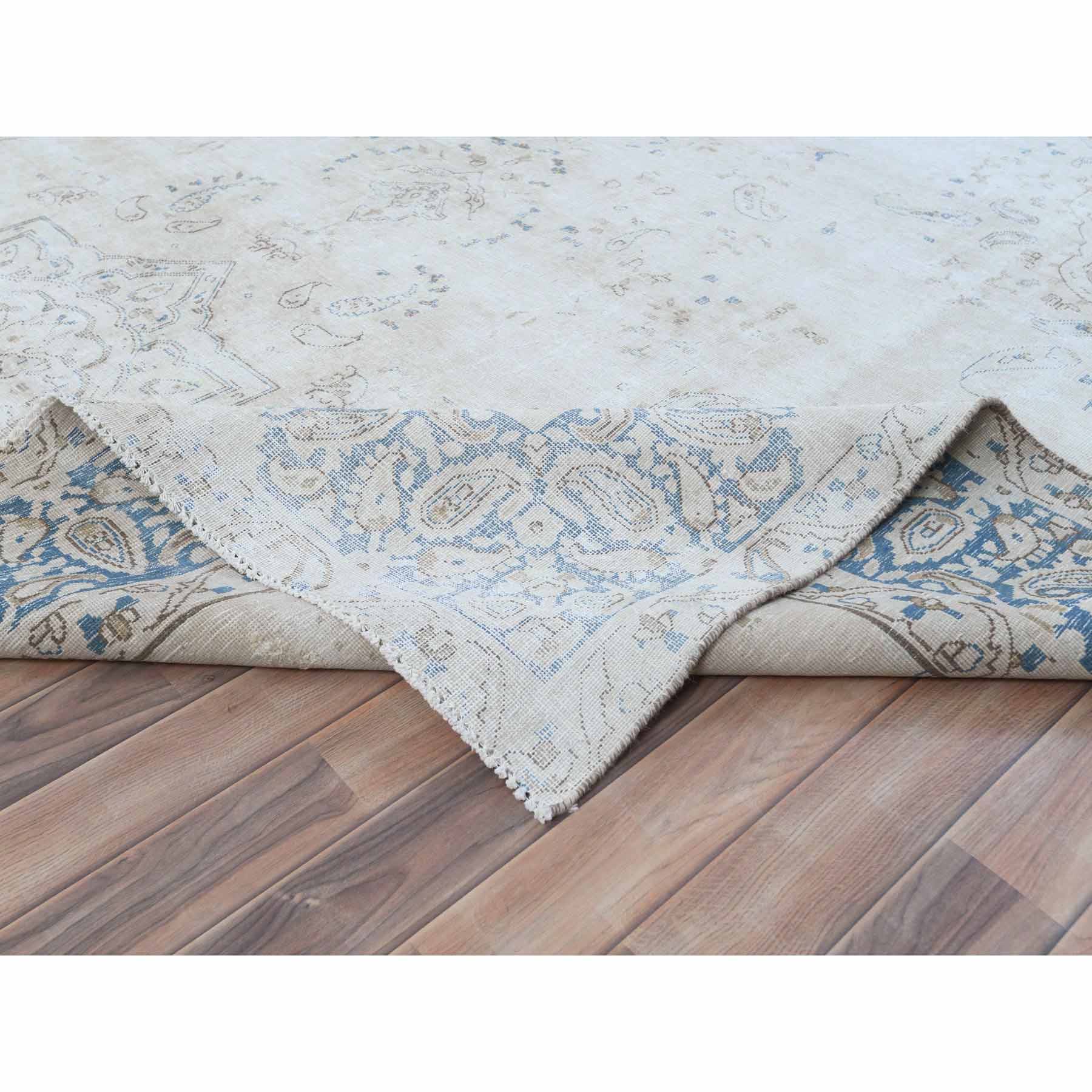 Overdyed-Vintage-Hand-Knotted-Rug-406295