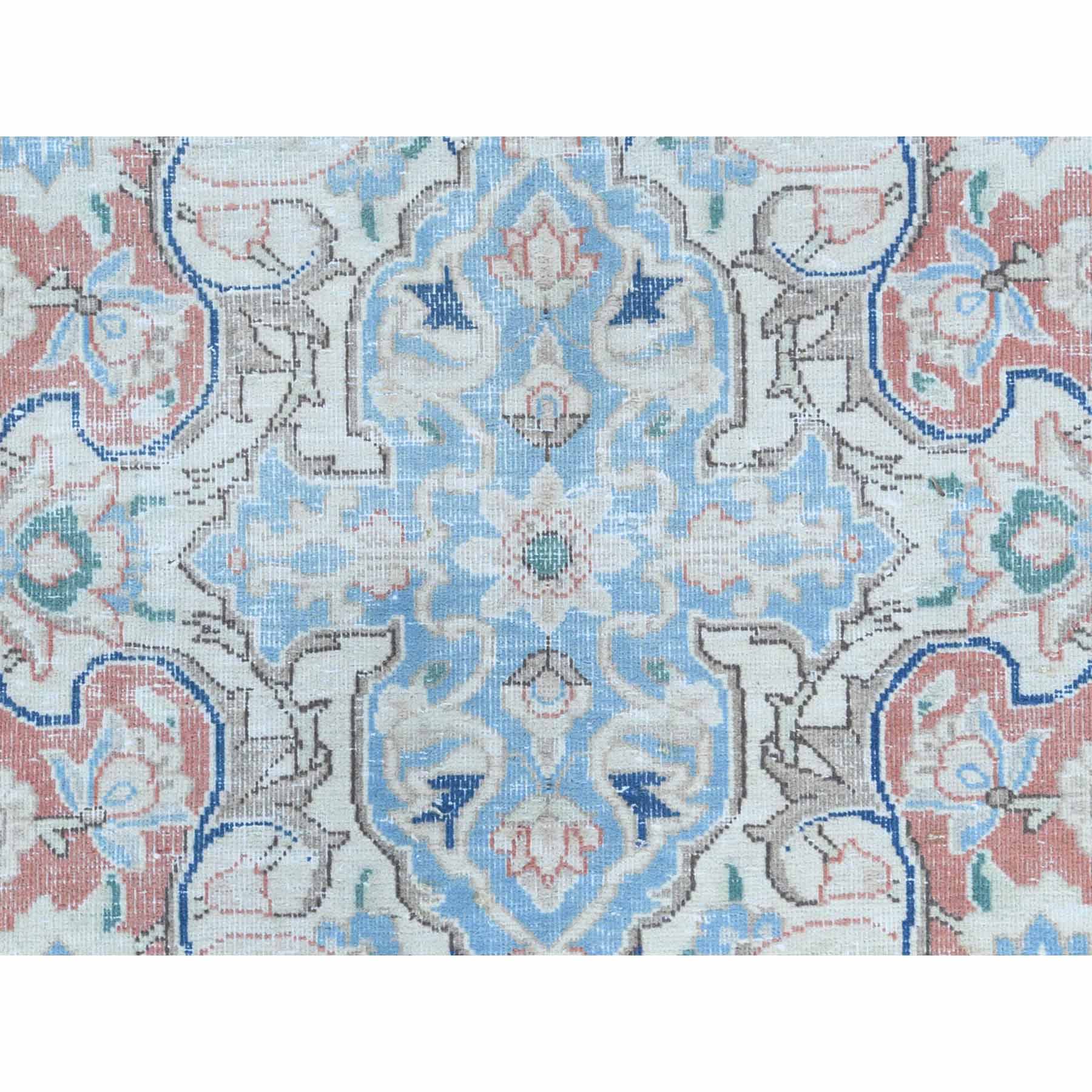 Overdyed-Vintage-Hand-Knotted-Rug-406300