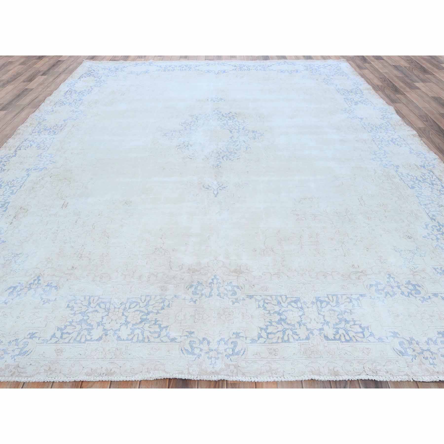Overdyed-Vintage-Hand-Knotted-Rug-406325