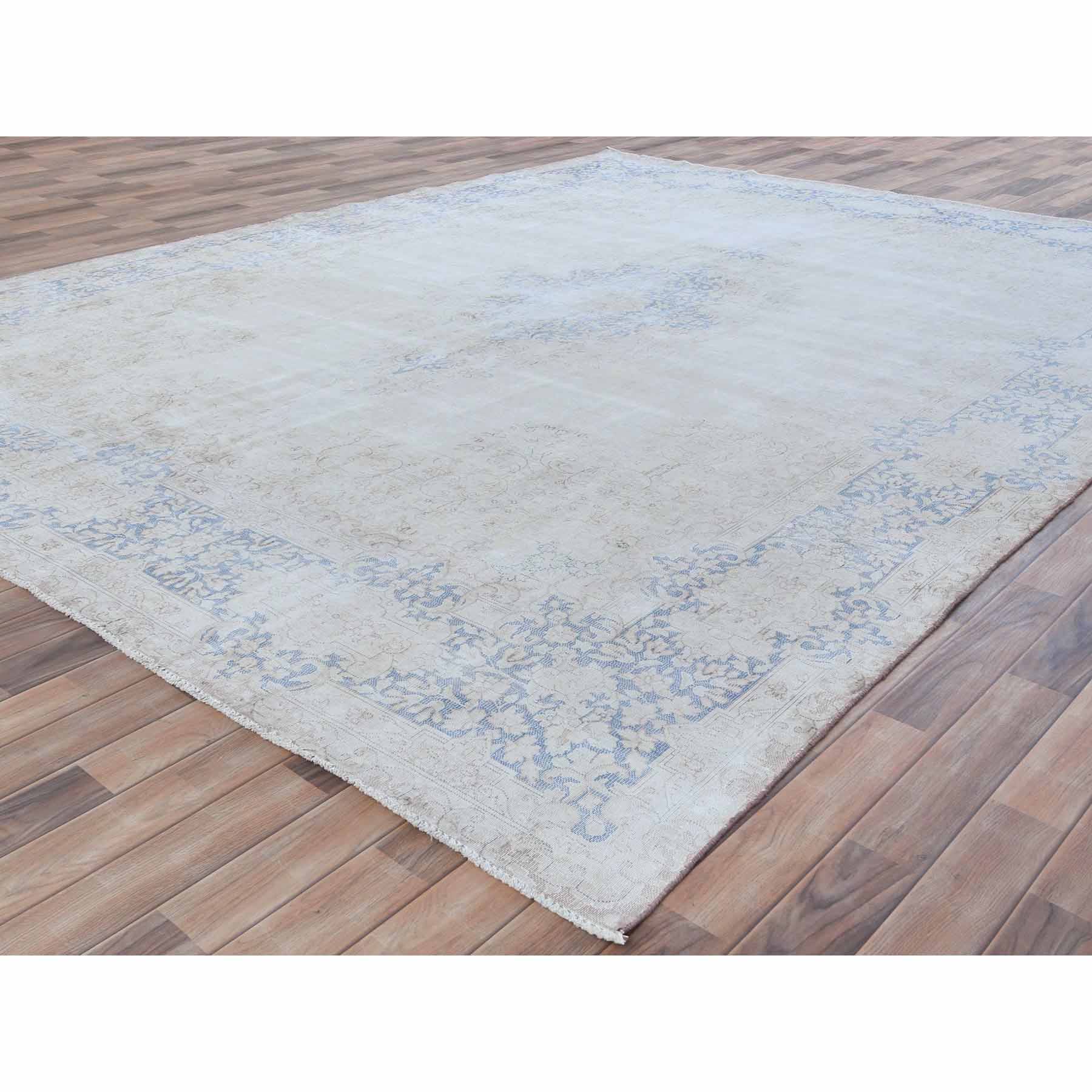 Overdyed-Vintage-Hand-Knotted-Rug-406325