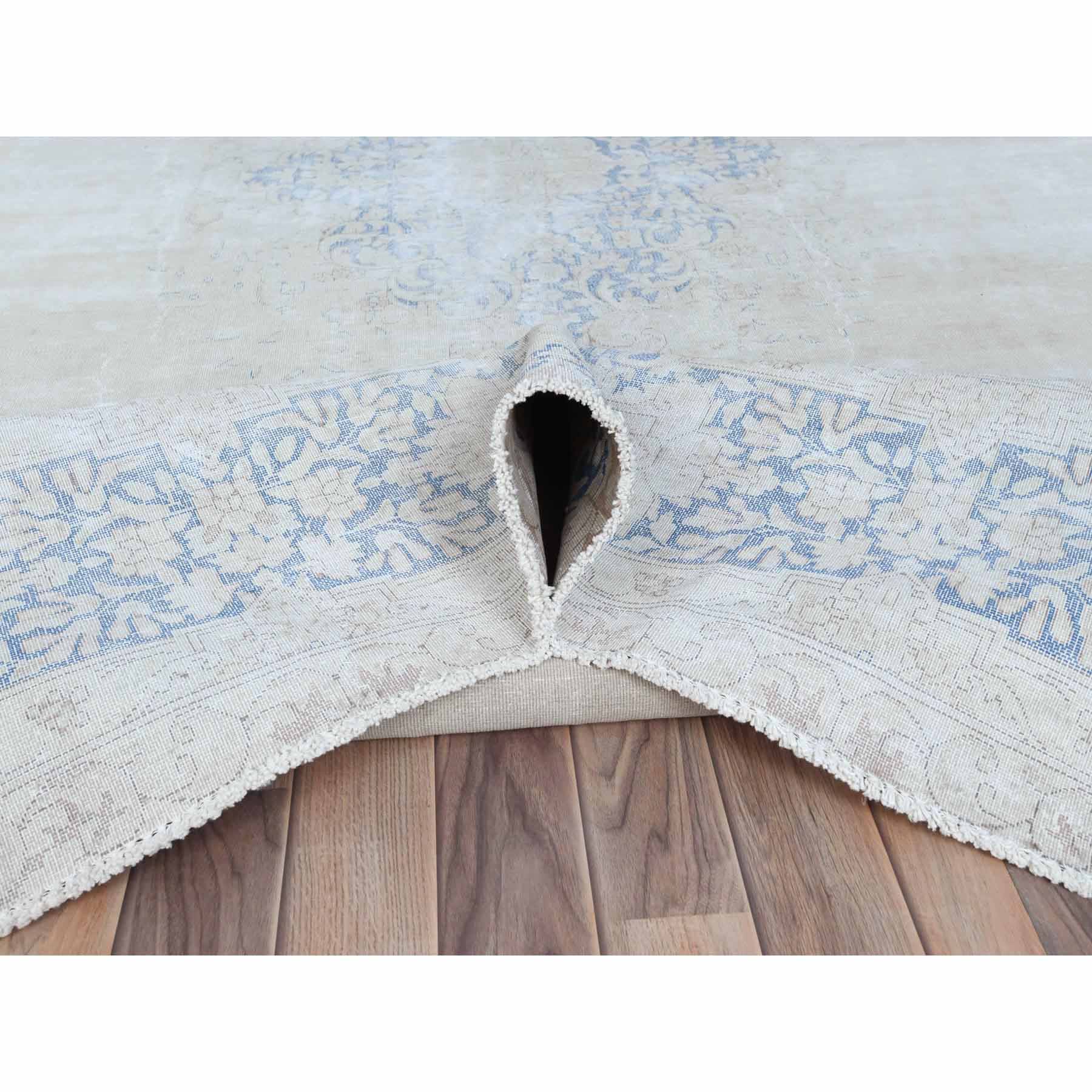 Overdyed-Vintage-Hand-Knotted-Rug-406325