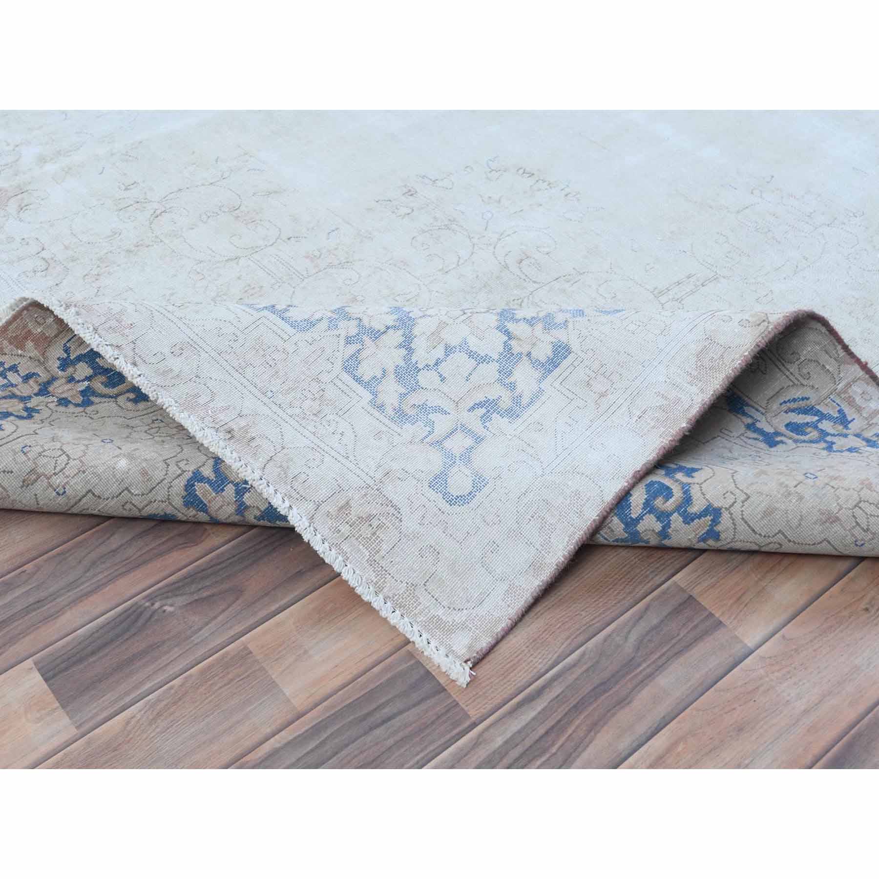 Overdyed-Vintage-Hand-Knotted-Rug-406325