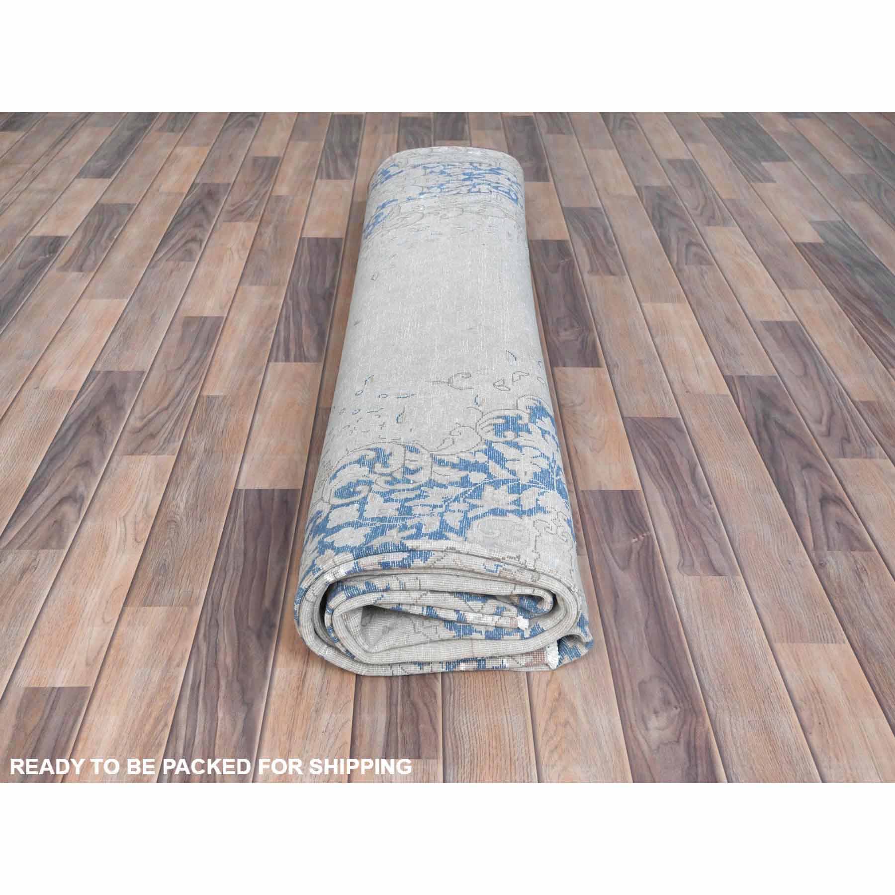 Overdyed-Vintage-Hand-Knotted-Rug-406325