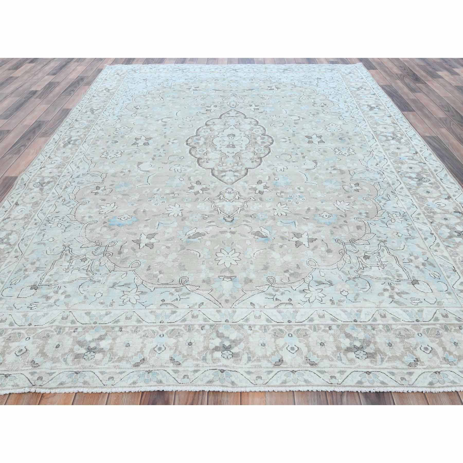 Overdyed-Vintage-Hand-Knotted-Rug-406335
