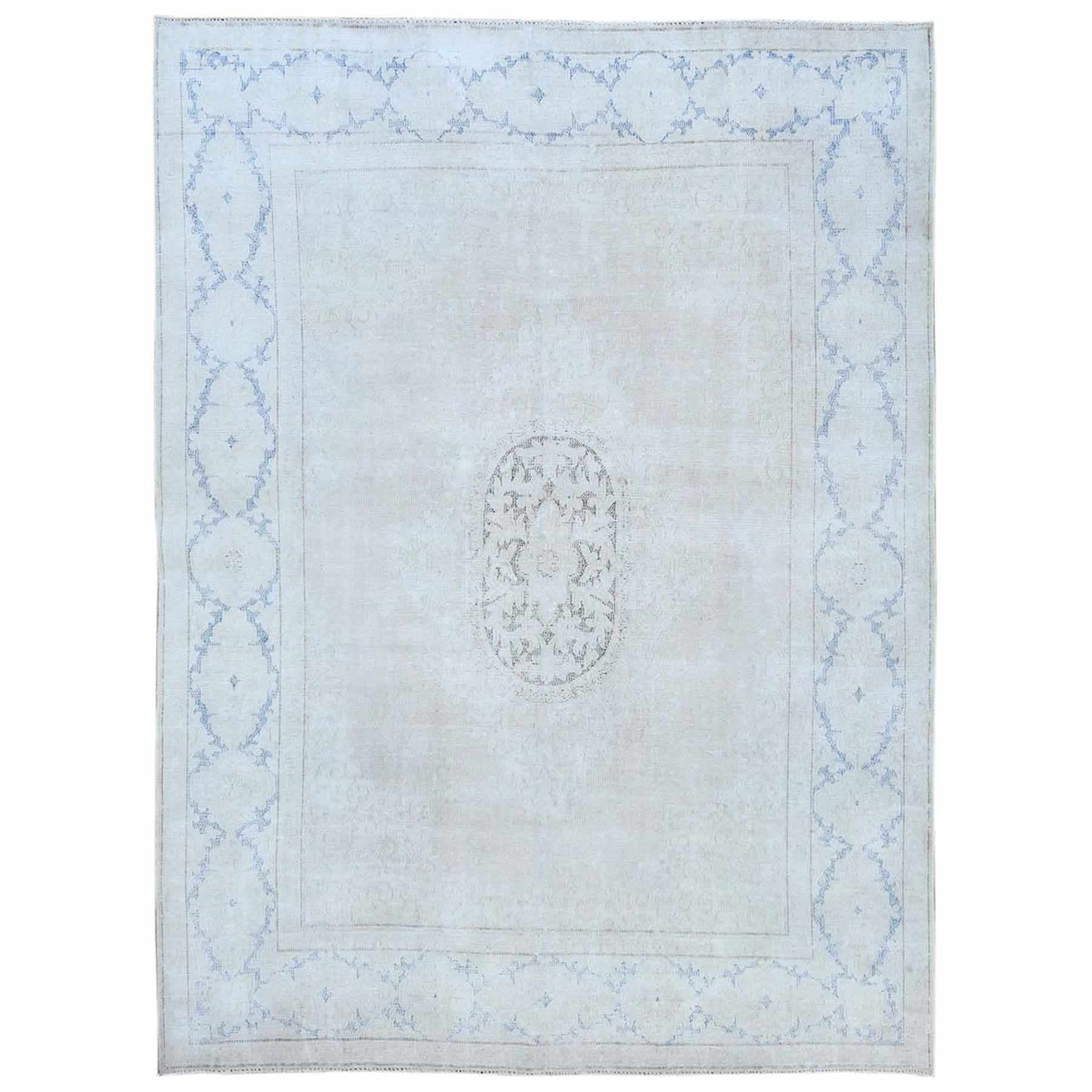 Vintage-Hand-Knotted-Rug-406340