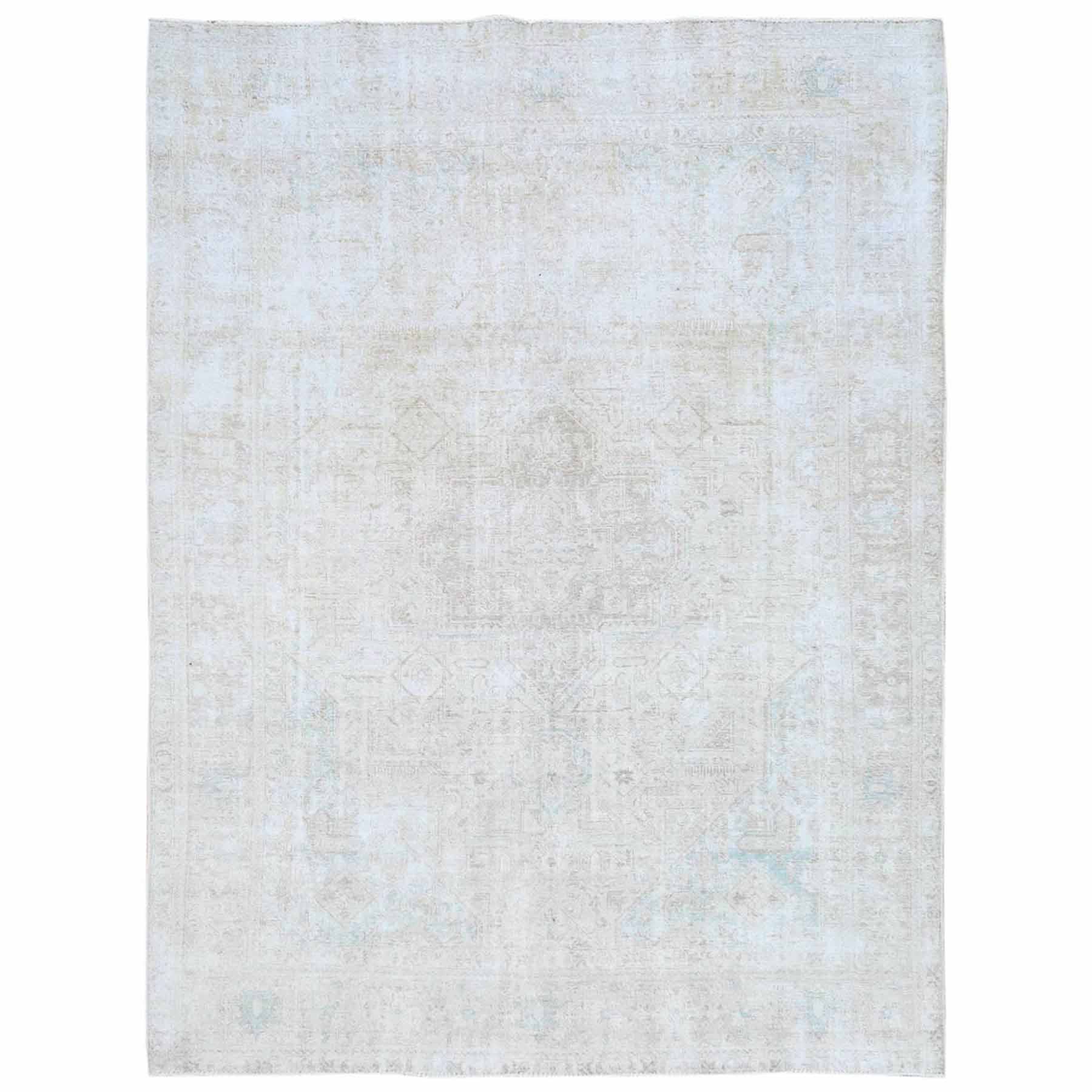 Overdyed-Vintage-Hand-Knotted-Rug-406425