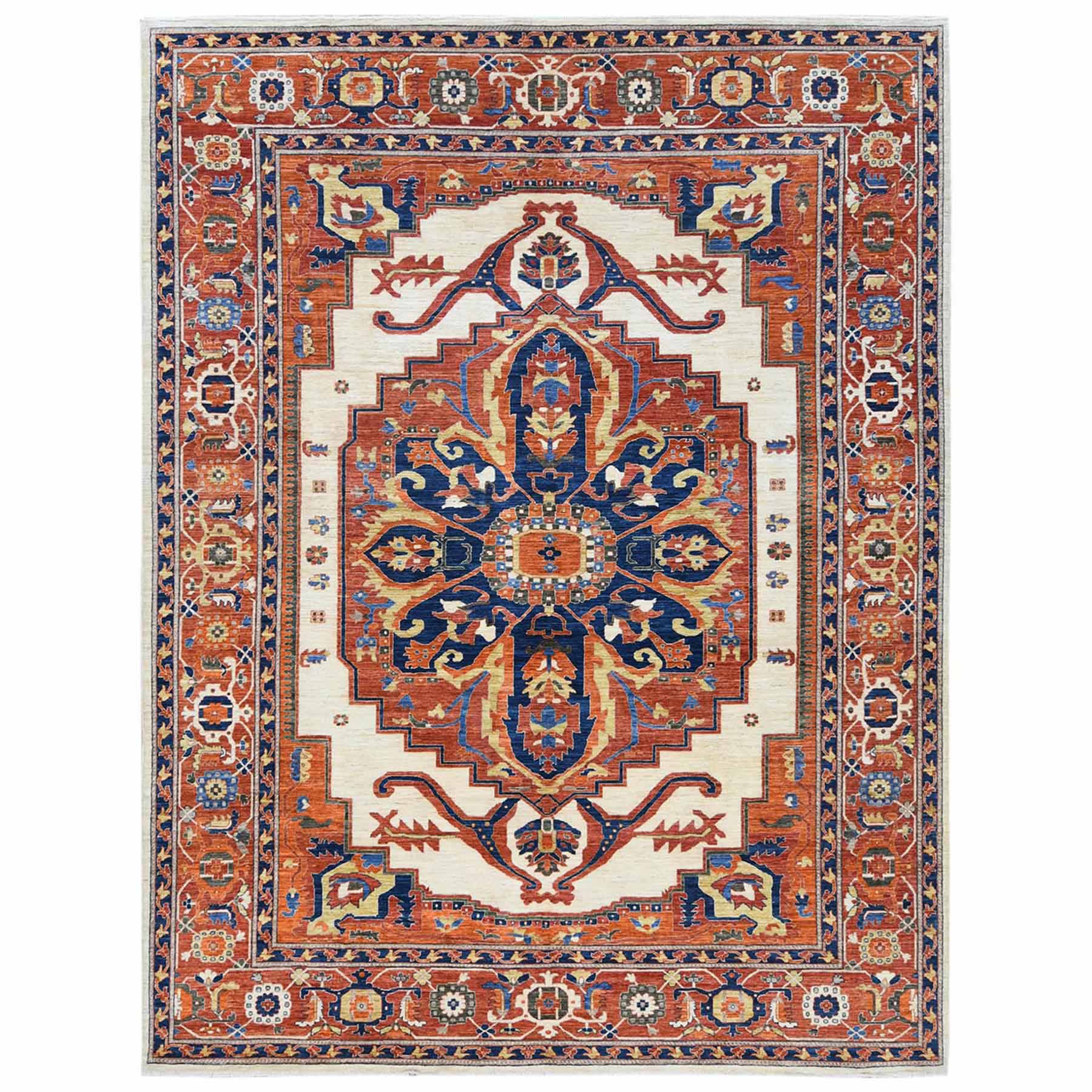 2' x 3' Handmade Persian Design made out of natural wool natural dyes throw rug