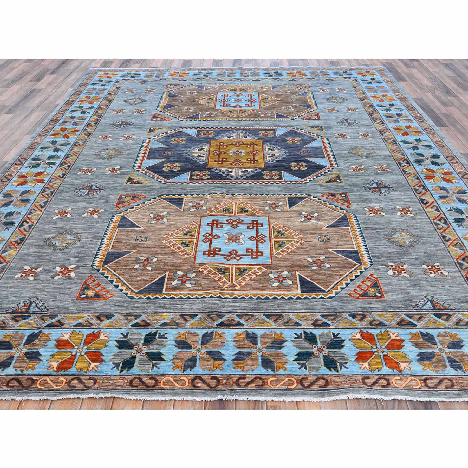 Tribal-Geometric-Hand-Knotted-Rug-406365