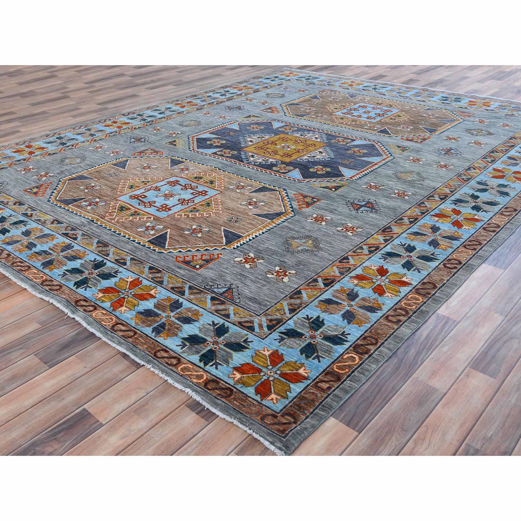 Tribal-Geometric-Hand-Knotted-Rug-406365