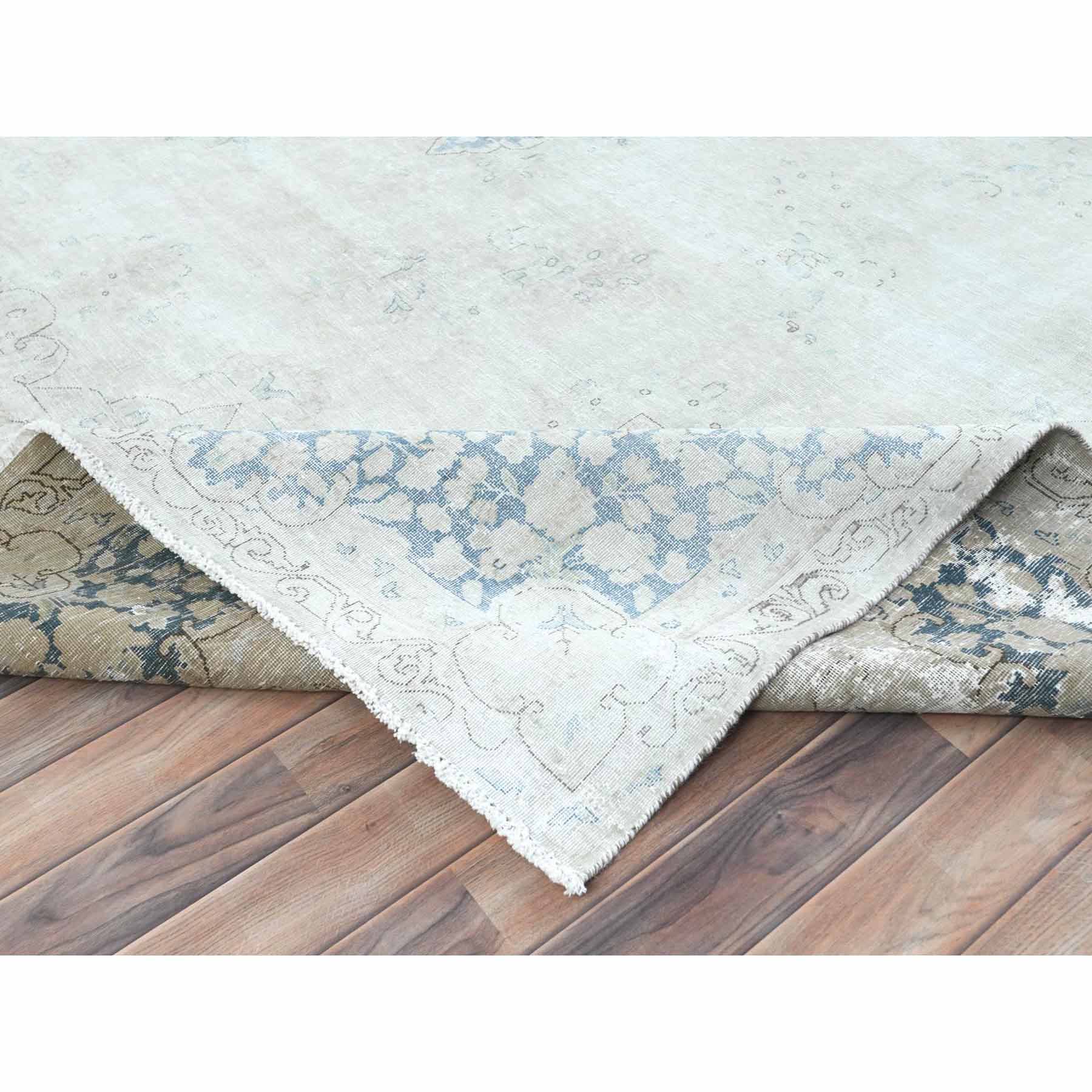 Overdyed-Vintage-Hand-Knotted-Rug-408035