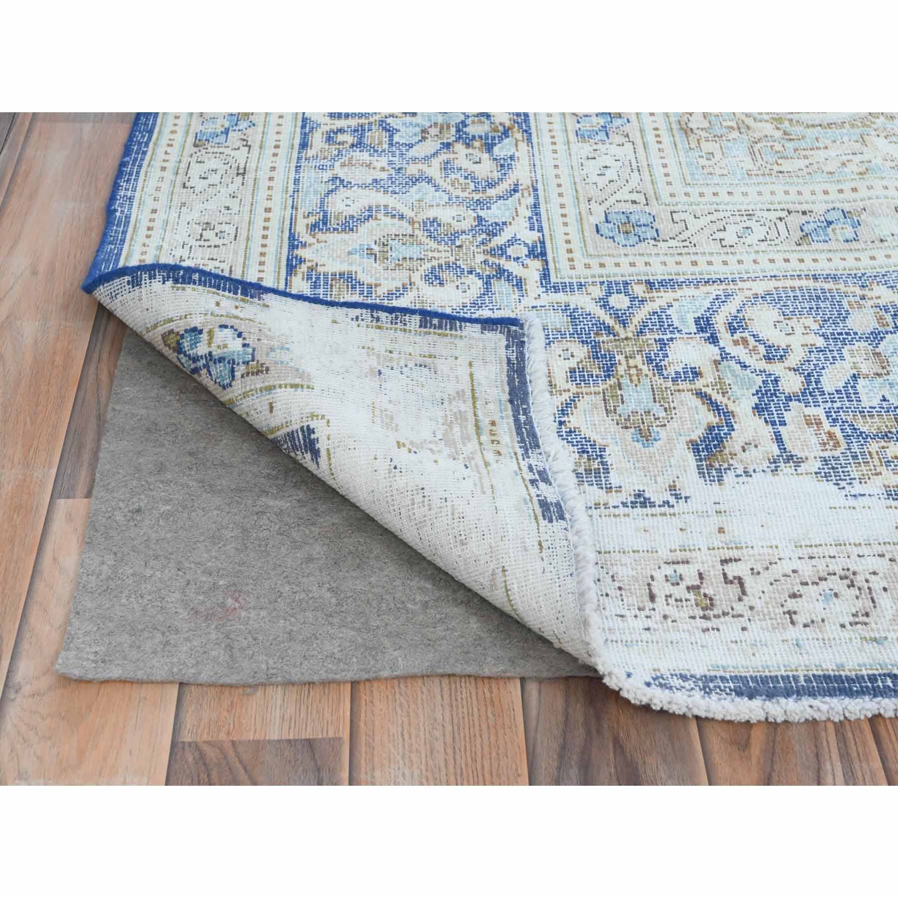 Overdyed-Vintage-Hand-Knotted-Rug-408040