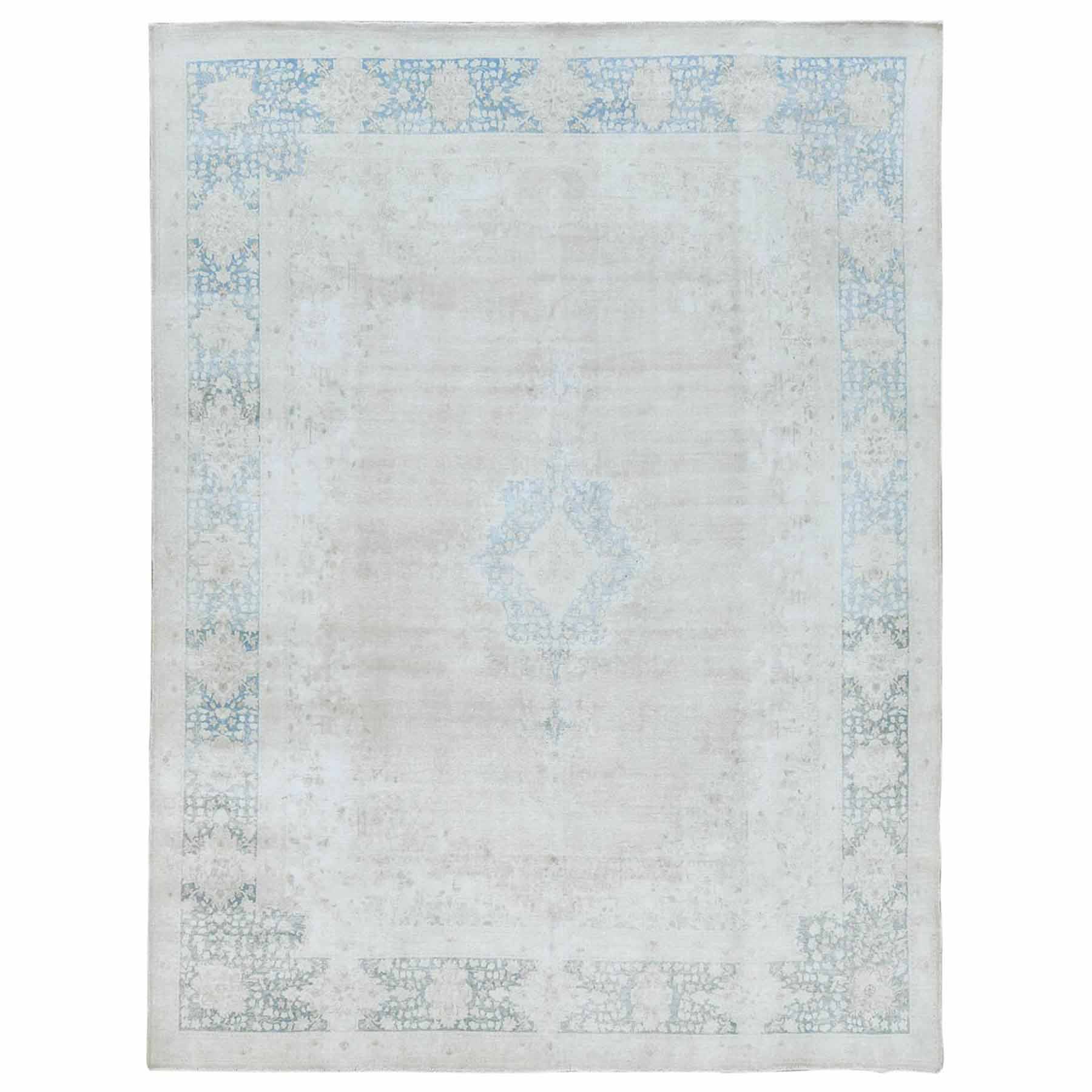 Overdyed-Vintage-Hand-Knotted-Rug-408045