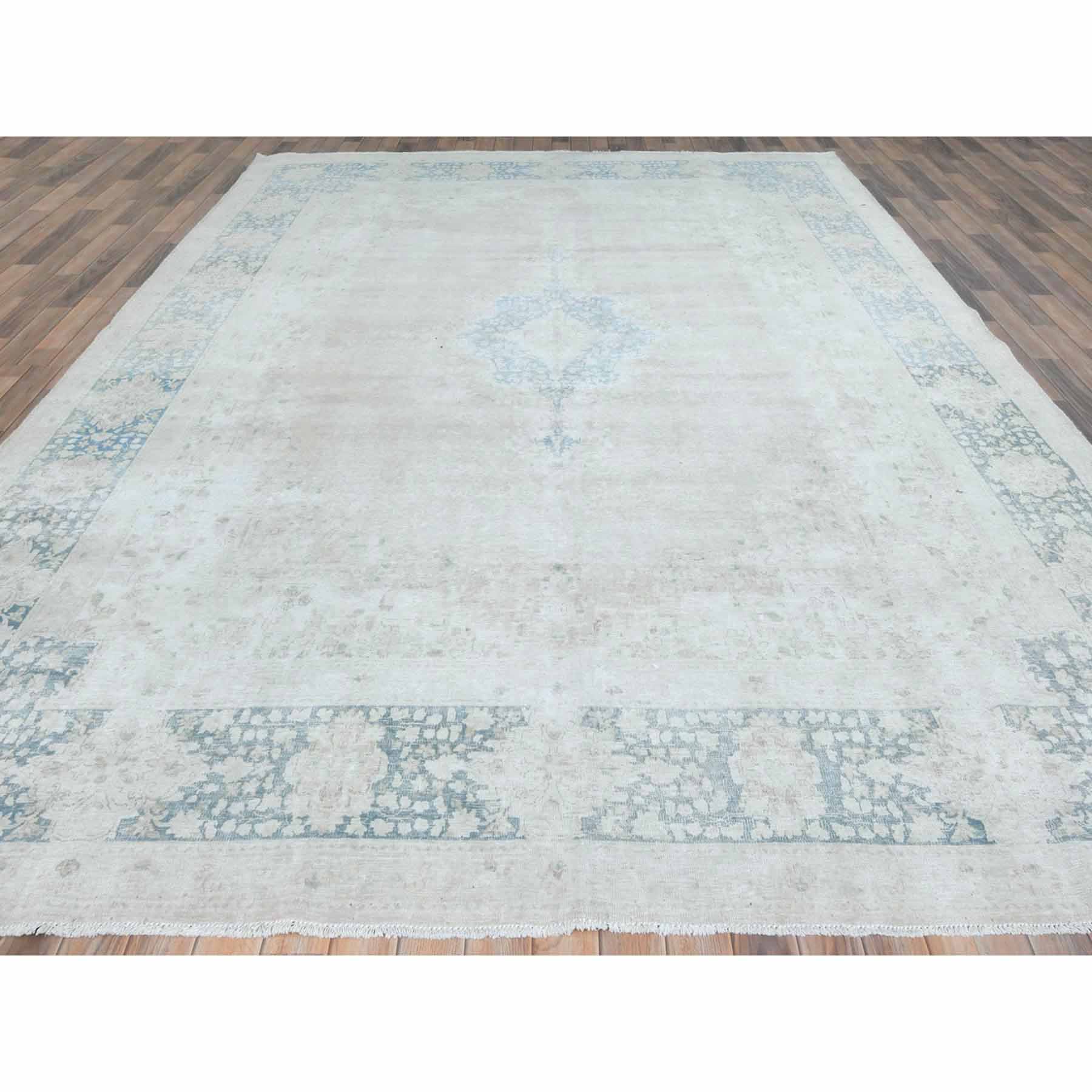 Overdyed-Vintage-Hand-Knotted-Rug-408045