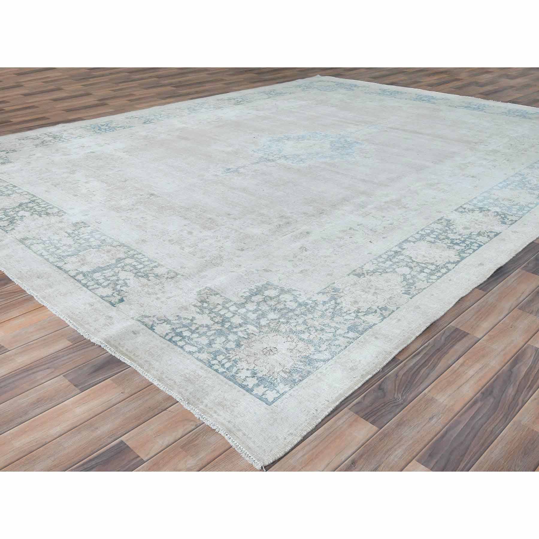 Overdyed-Vintage-Hand-Knotted-Rug-408045