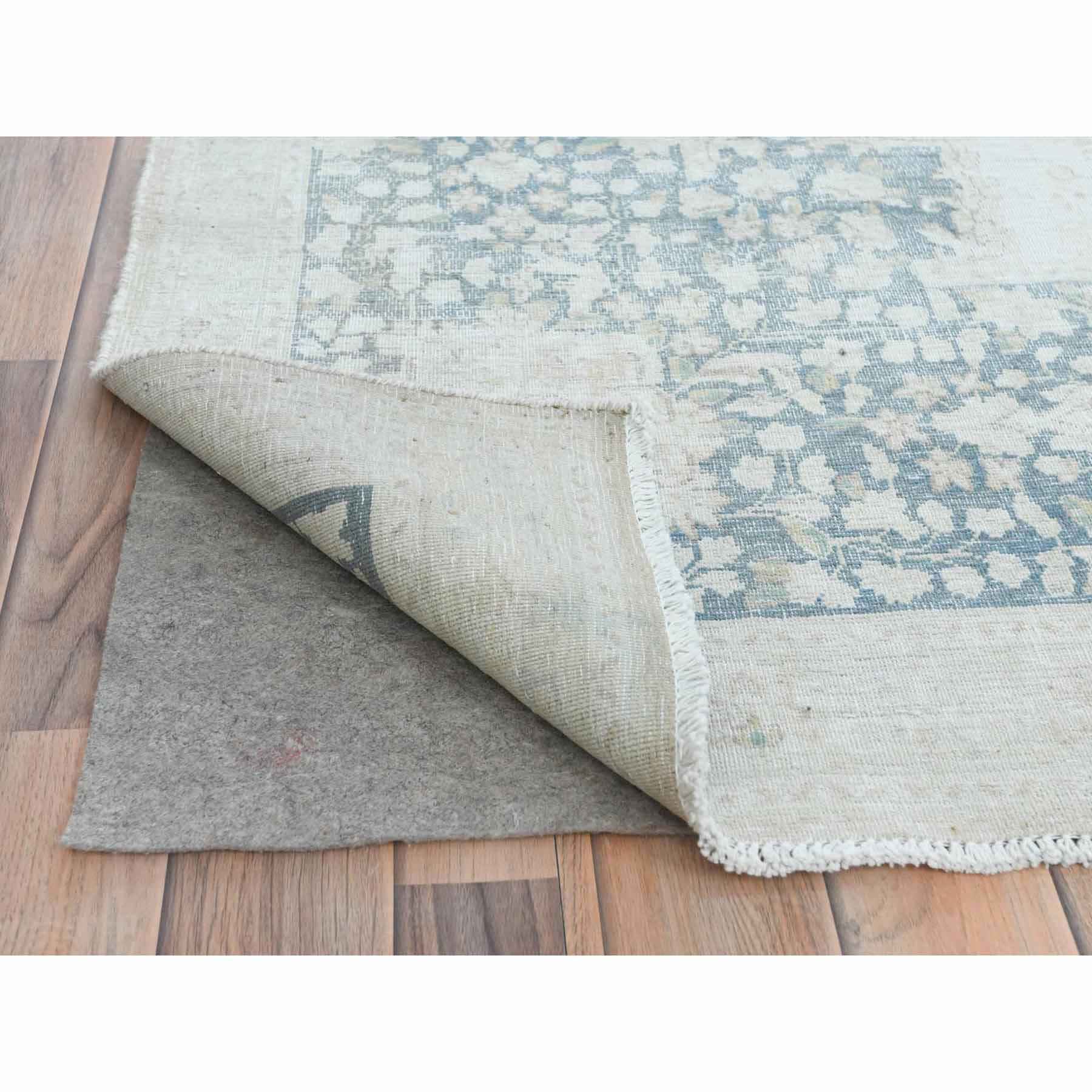 Overdyed-Vintage-Hand-Knotted-Rug-408045