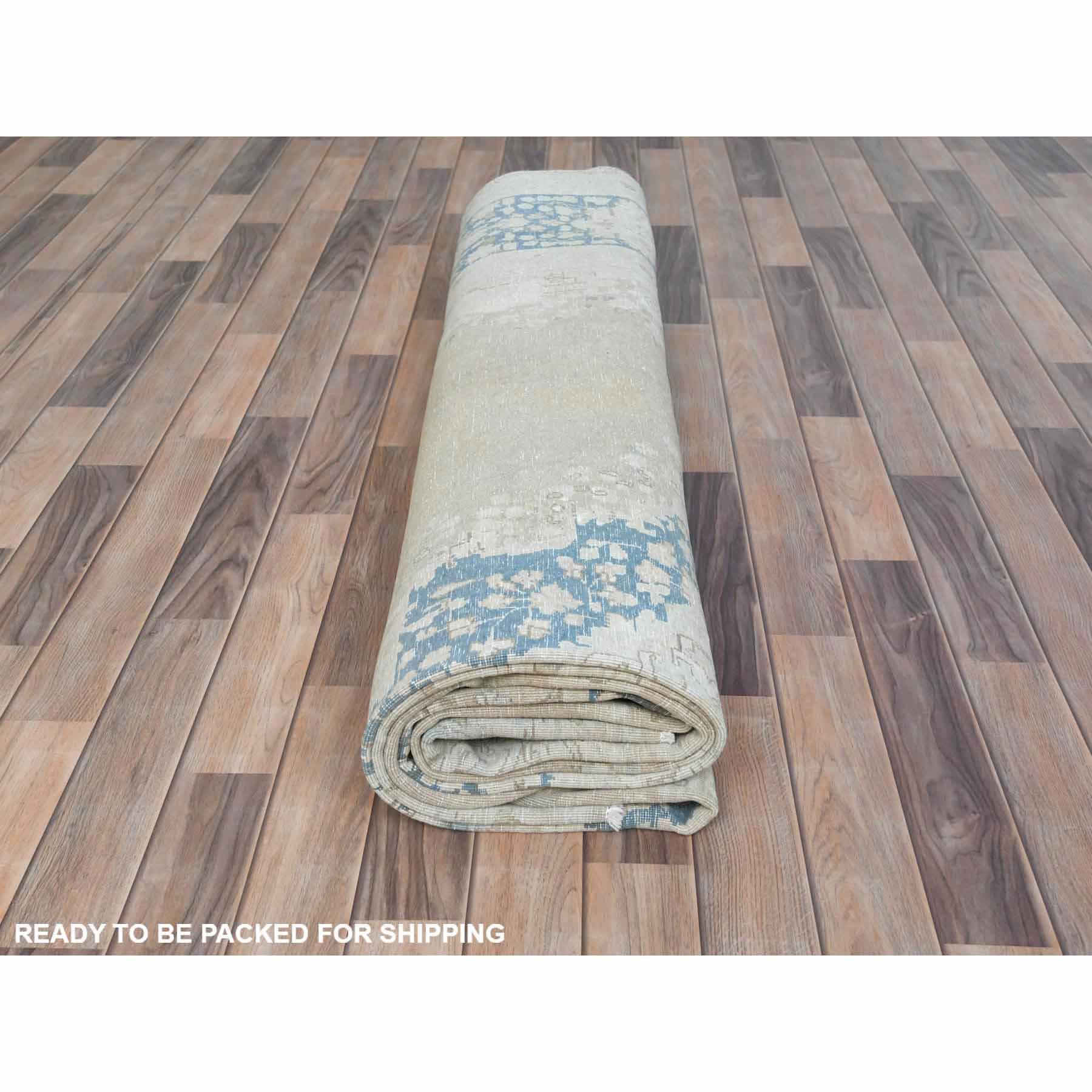 Overdyed-Vintage-Hand-Knotted-Rug-408045