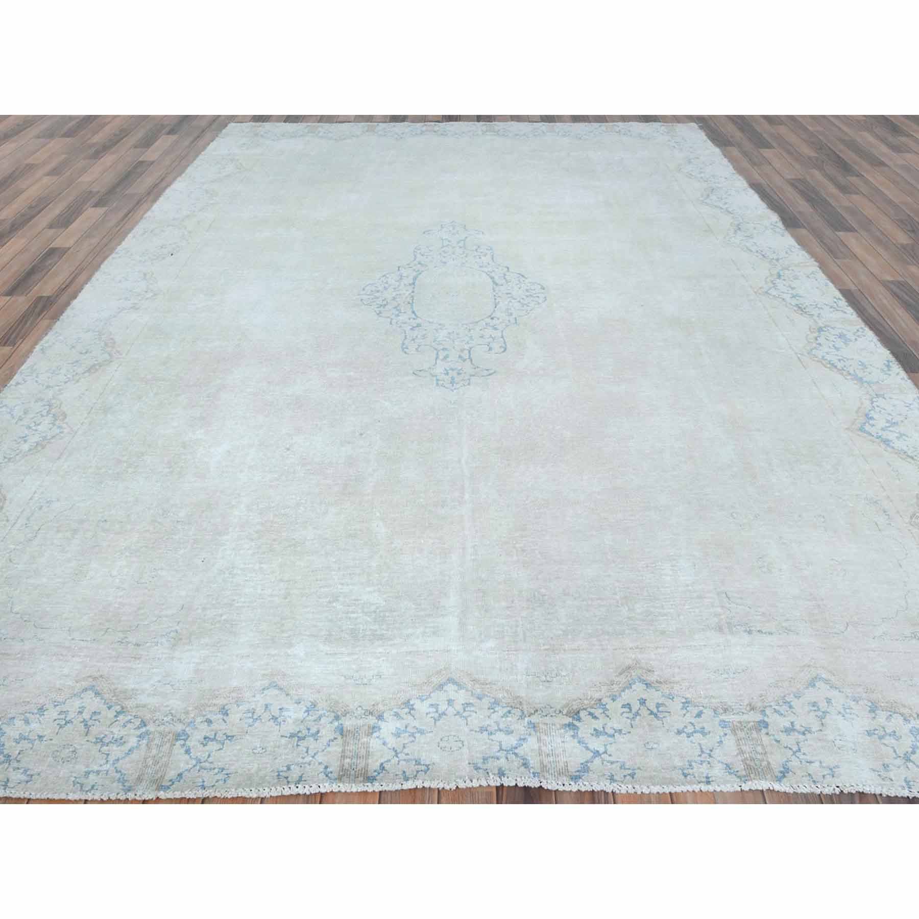 Overdyed-Vintage-Hand-Knotted-Rug-408050