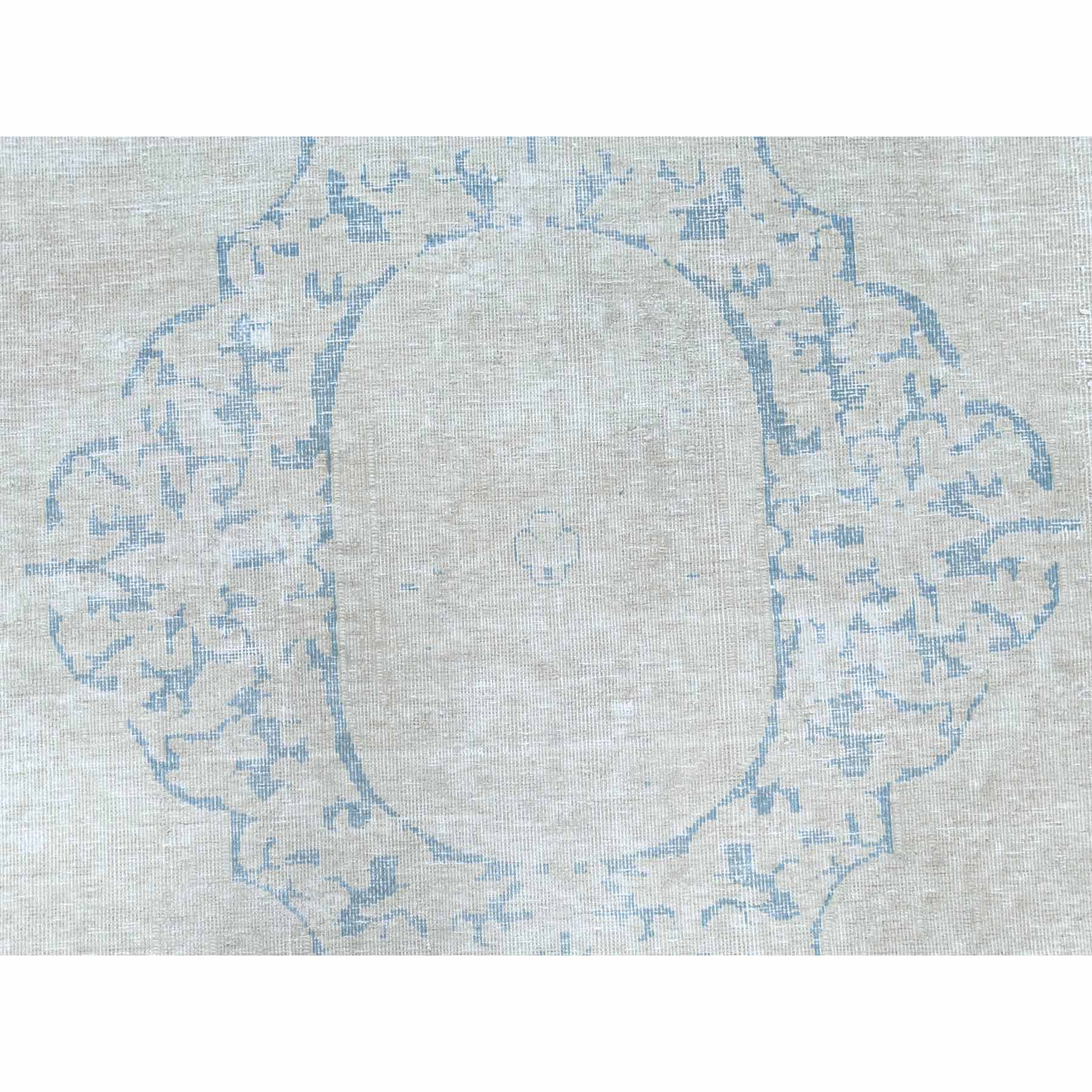 Overdyed-Vintage-Hand-Knotted-Rug-408050