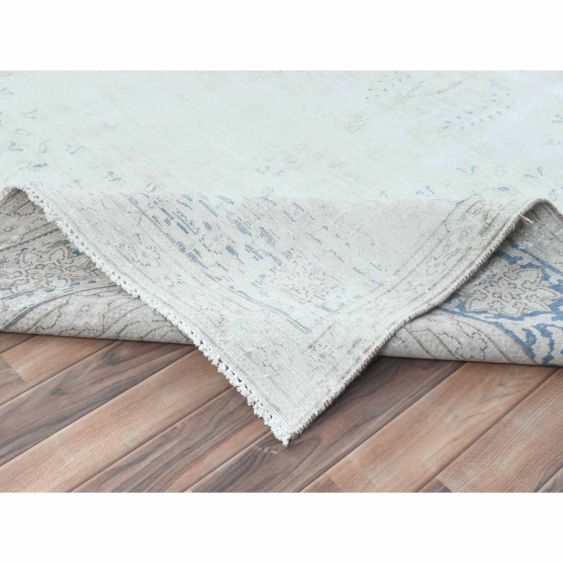 Overdyed-Vintage-Hand-Knotted-Rug-408055