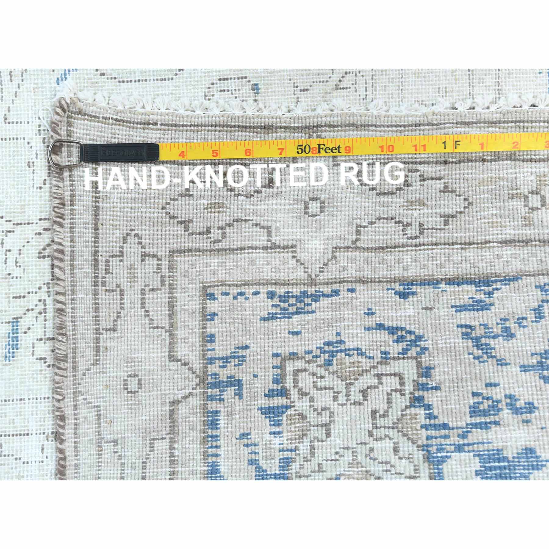 Overdyed-Vintage-Hand-Knotted-Rug-408055