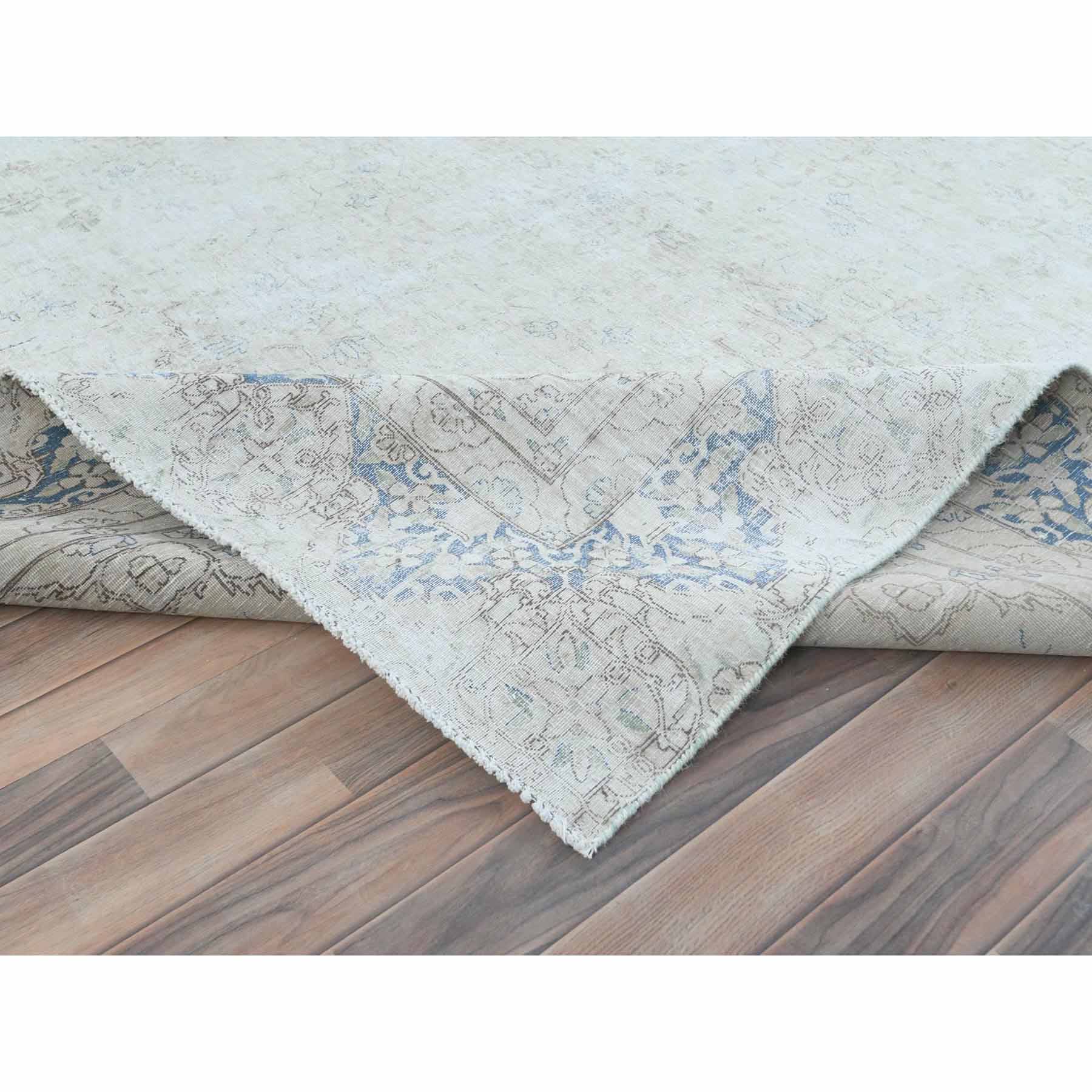 Overdyed-Vintage-Hand-Knotted-Rug-408065