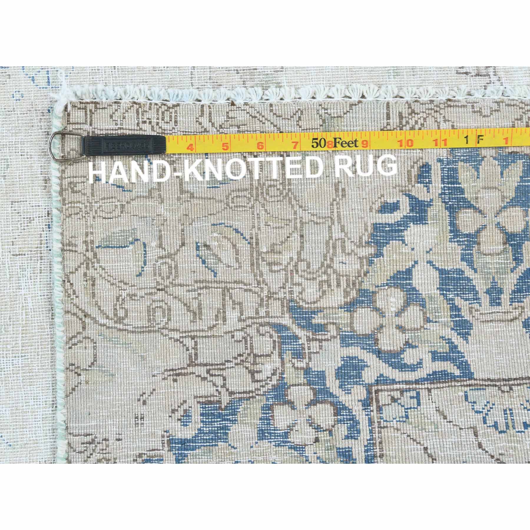 Overdyed-Vintage-Hand-Knotted-Rug-408065