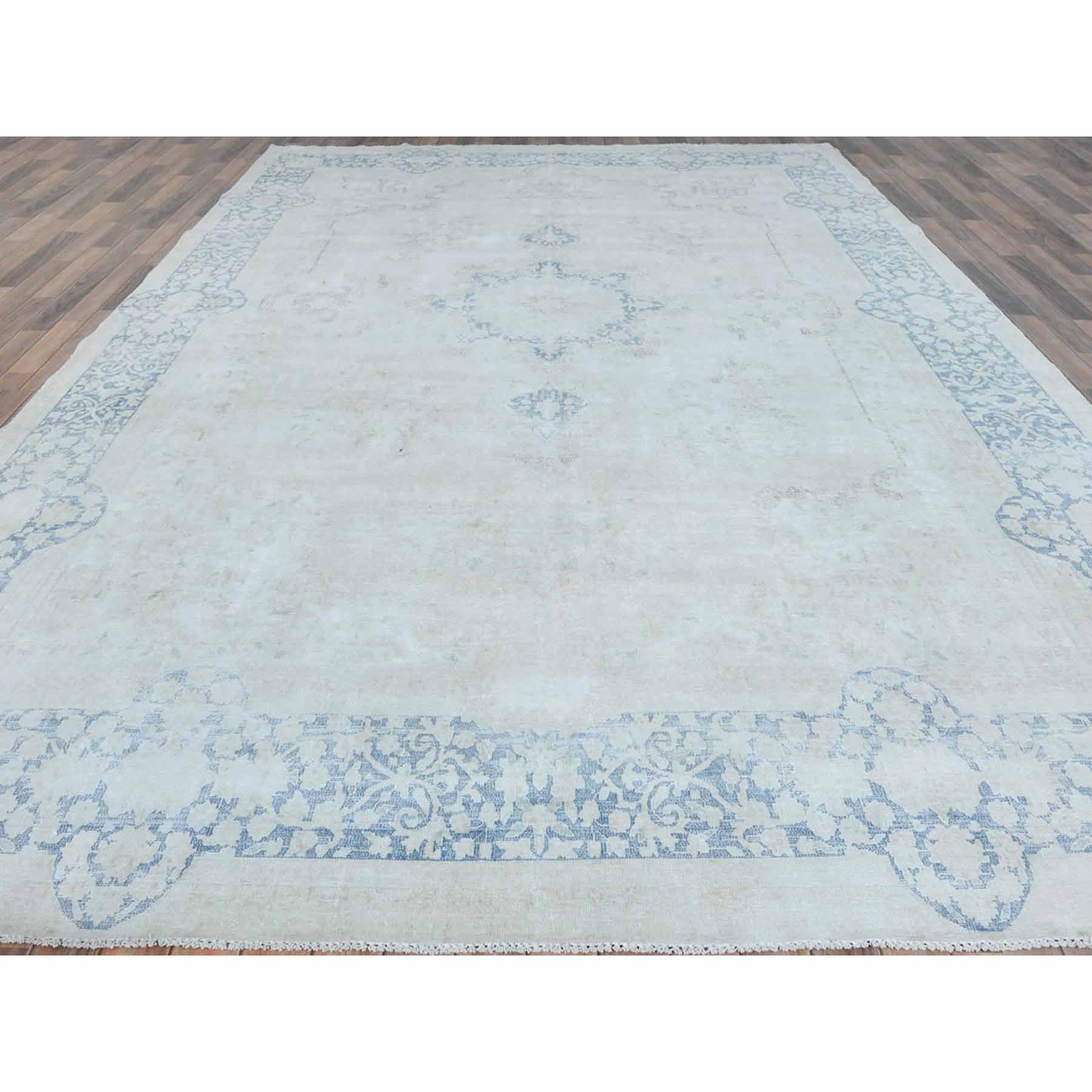 Overdyed-Vintage-Hand-Knotted-Rug-408085