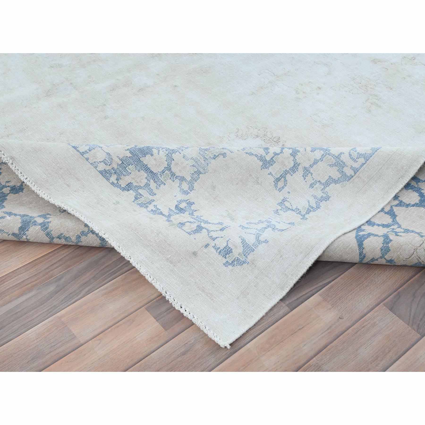 Overdyed-Vintage-Hand-Knotted-Rug-408085