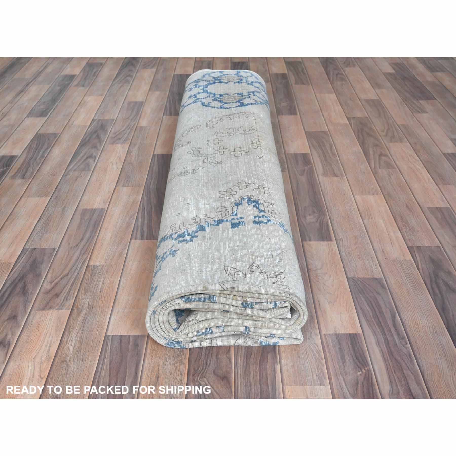 Overdyed-Vintage-Hand-Knotted-Rug-408085