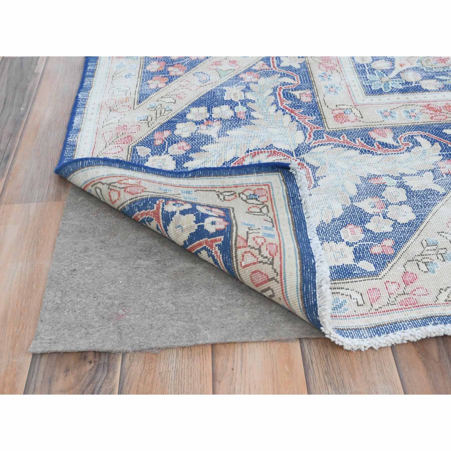 Overdyed-Vintage-Hand-Knotted-Rug-408110