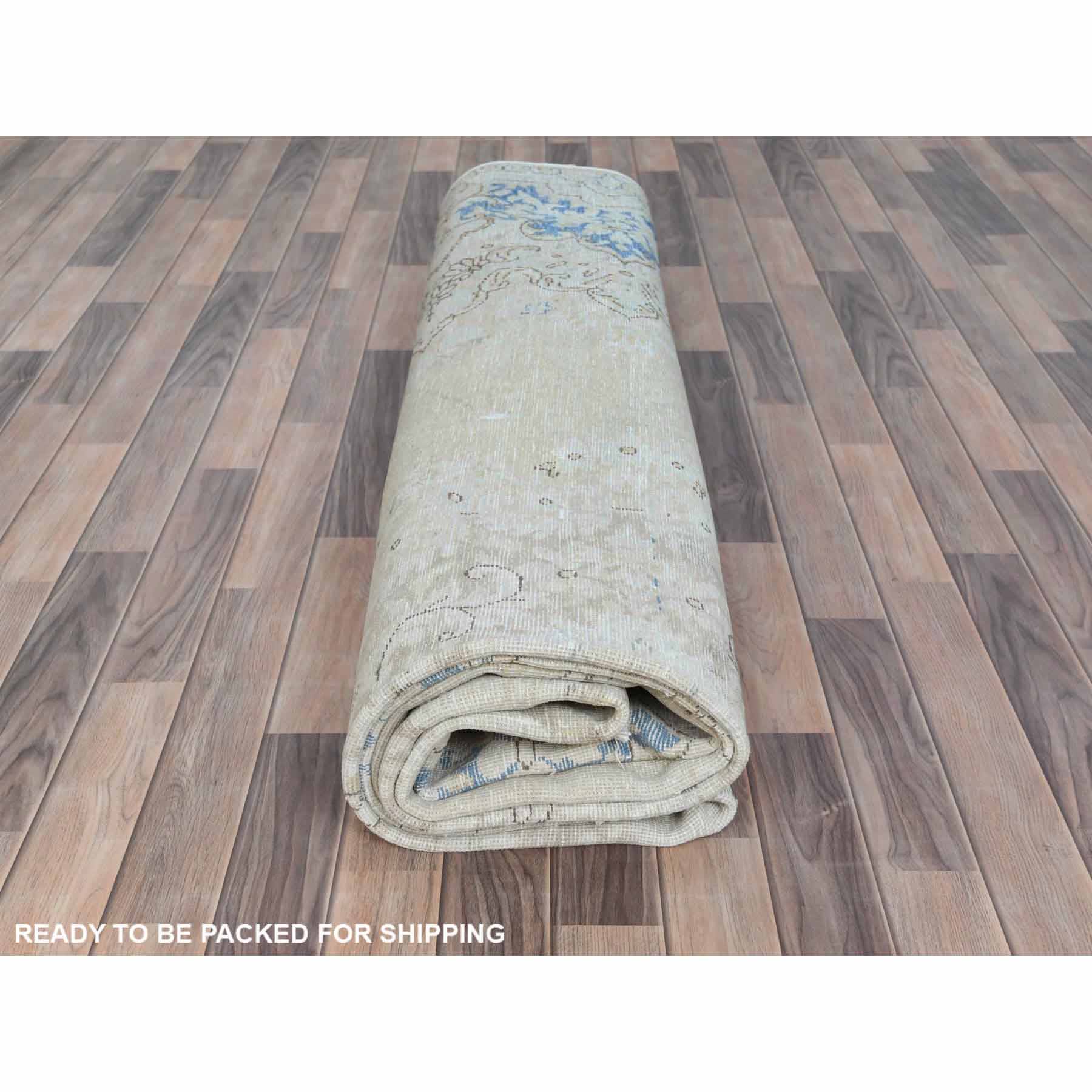 Overdyed-Vintage-Hand-Knotted-Rug-408115