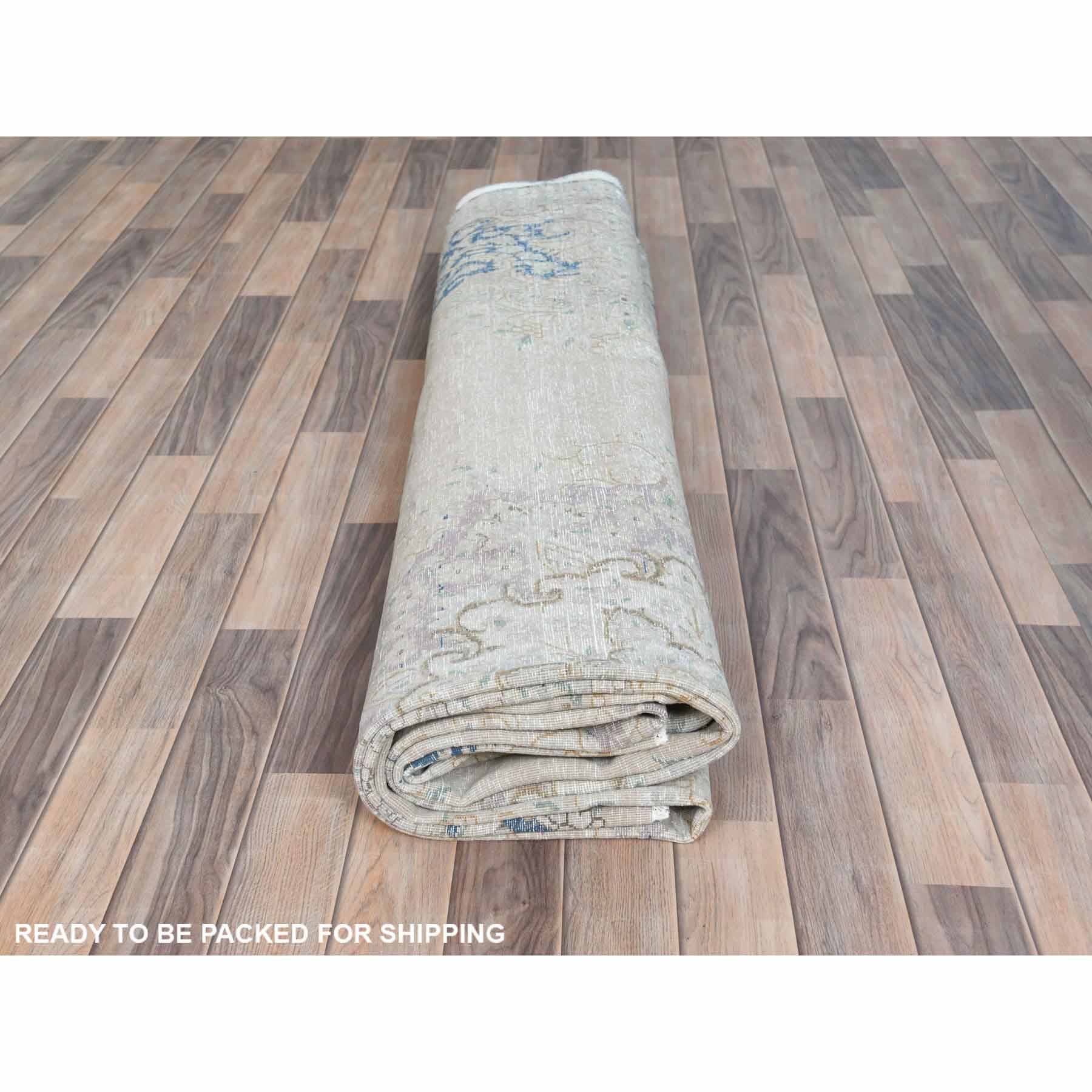 Overdyed-Vintage-Hand-Knotted-Rug-408125