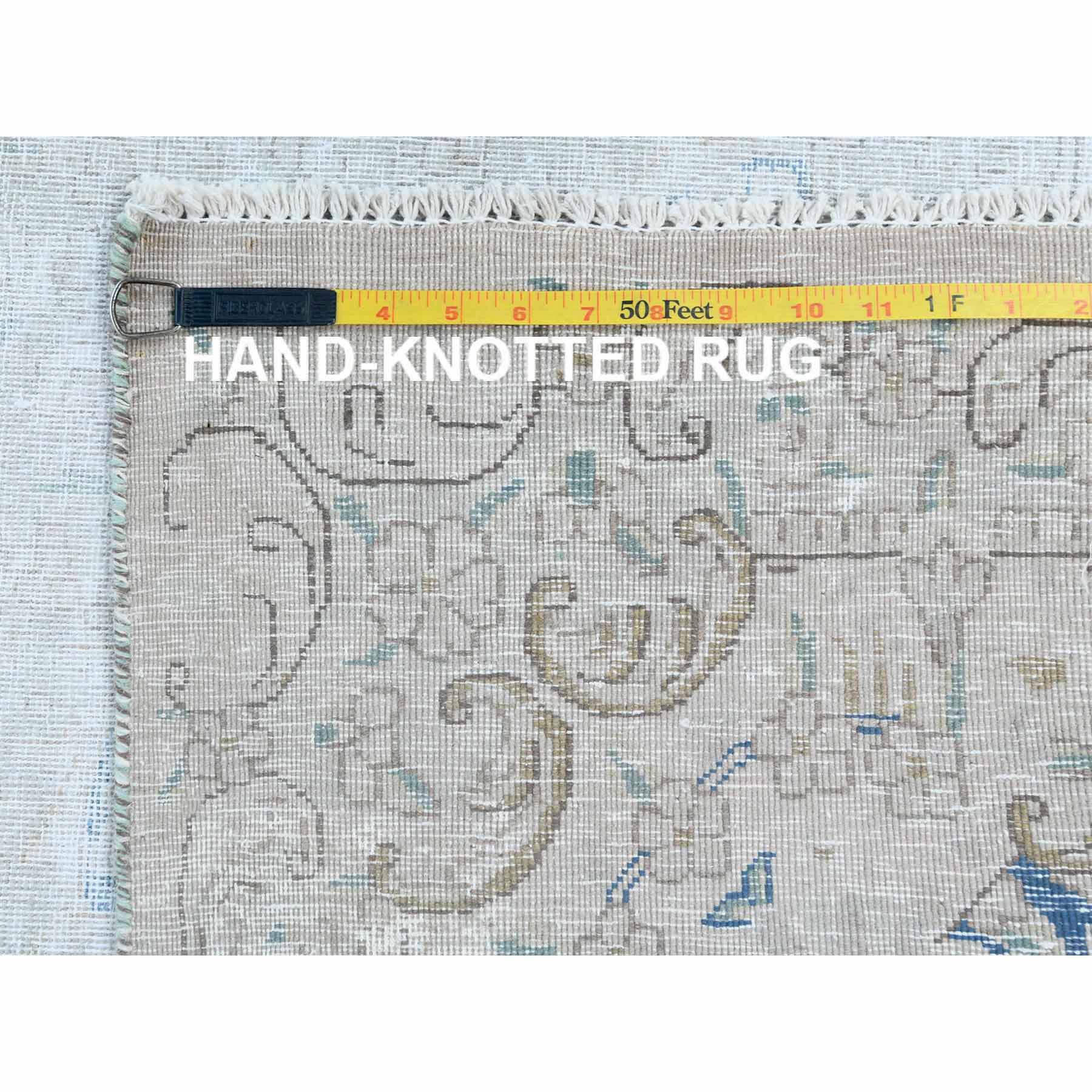 Overdyed-Vintage-Hand-Knotted-Rug-408125