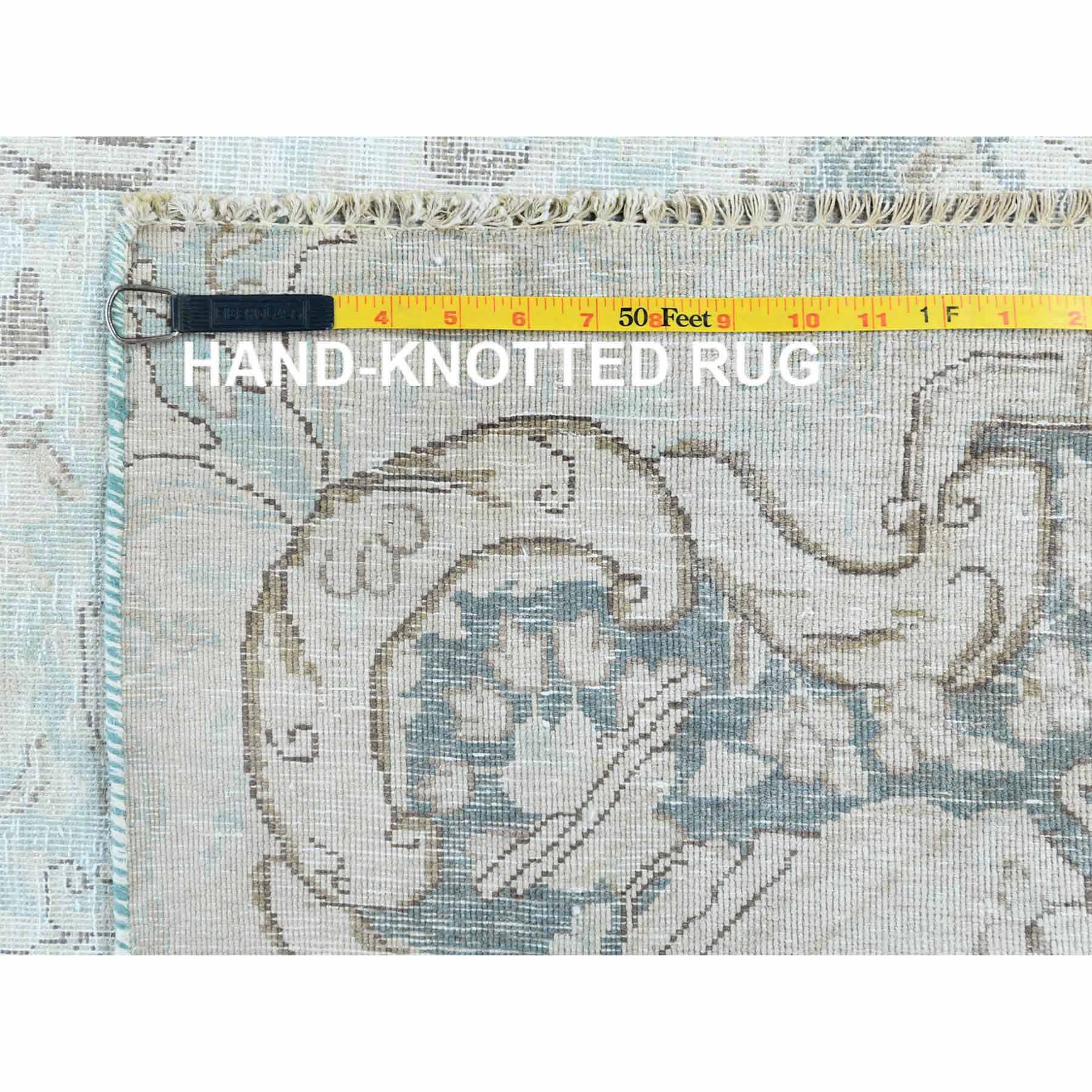Overdyed-Vintage-Hand-Knotted-Rug-408130