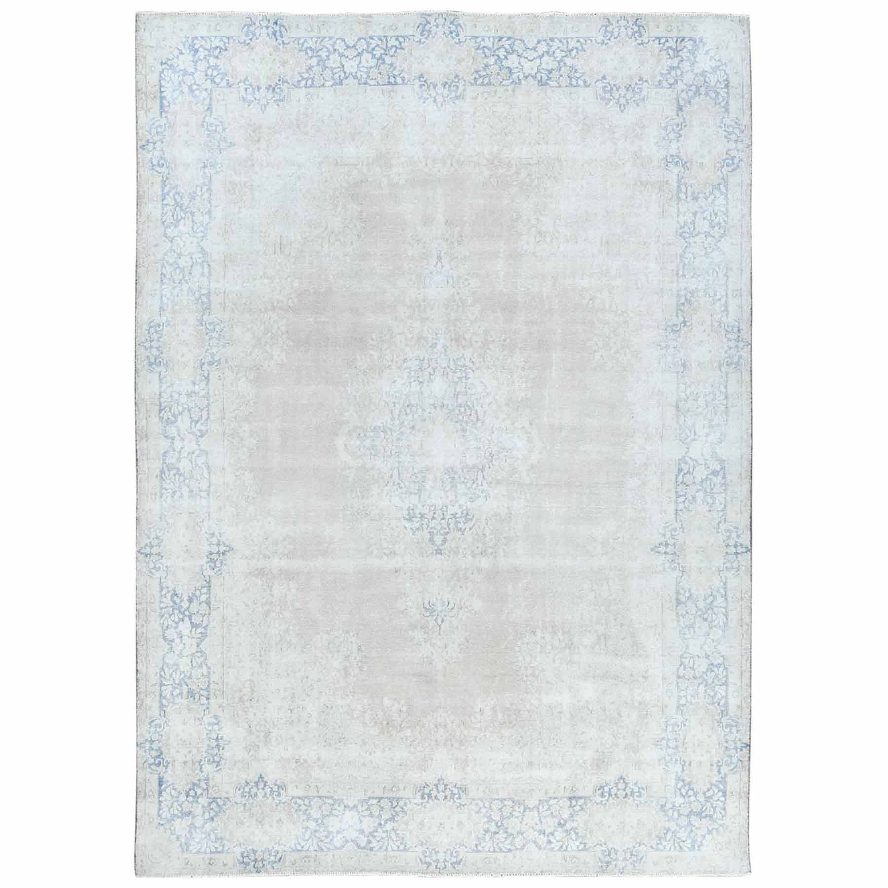 Overdyed-Vintage-Hand-Knotted-Rug-408140