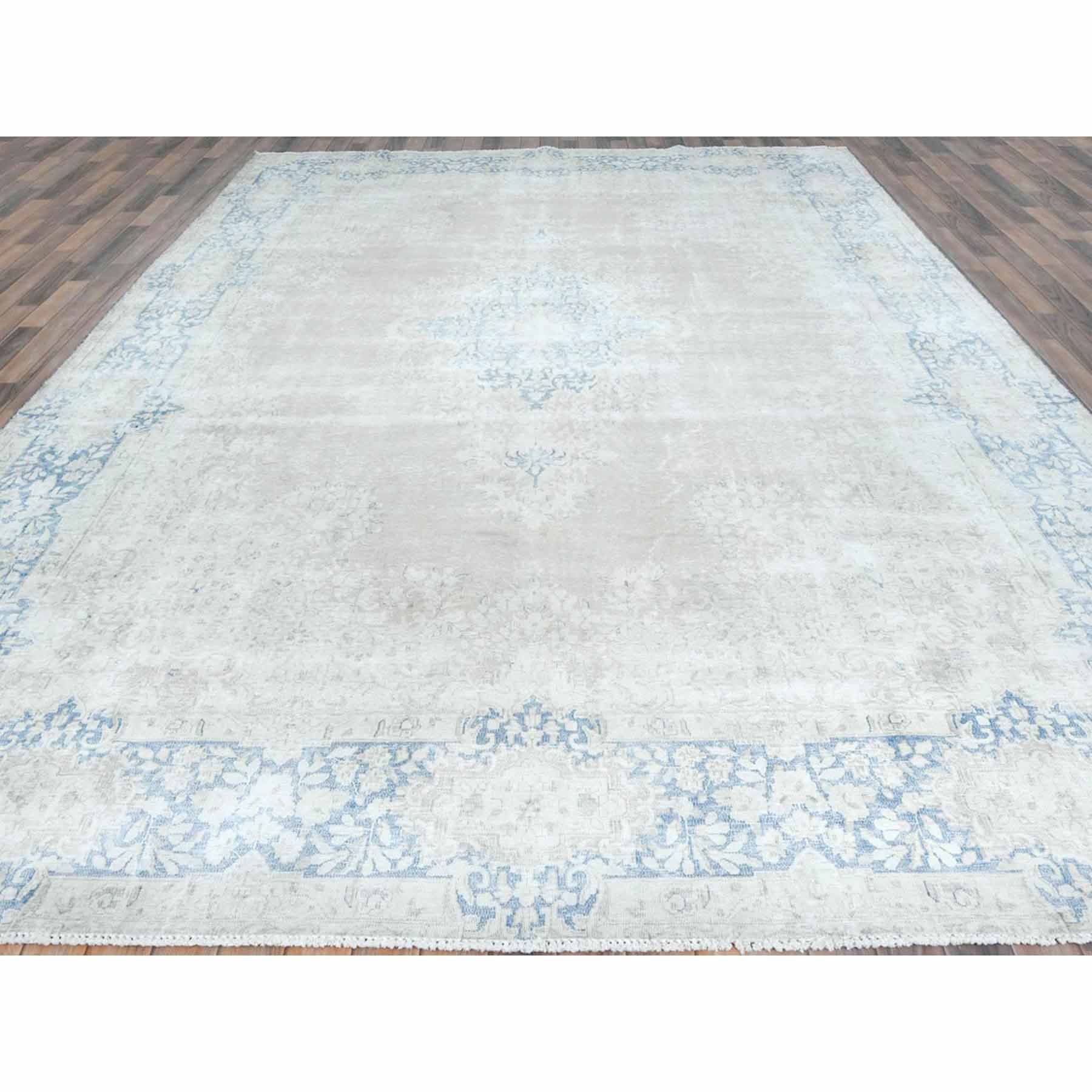 Overdyed-Vintage-Hand-Knotted-Rug-408140