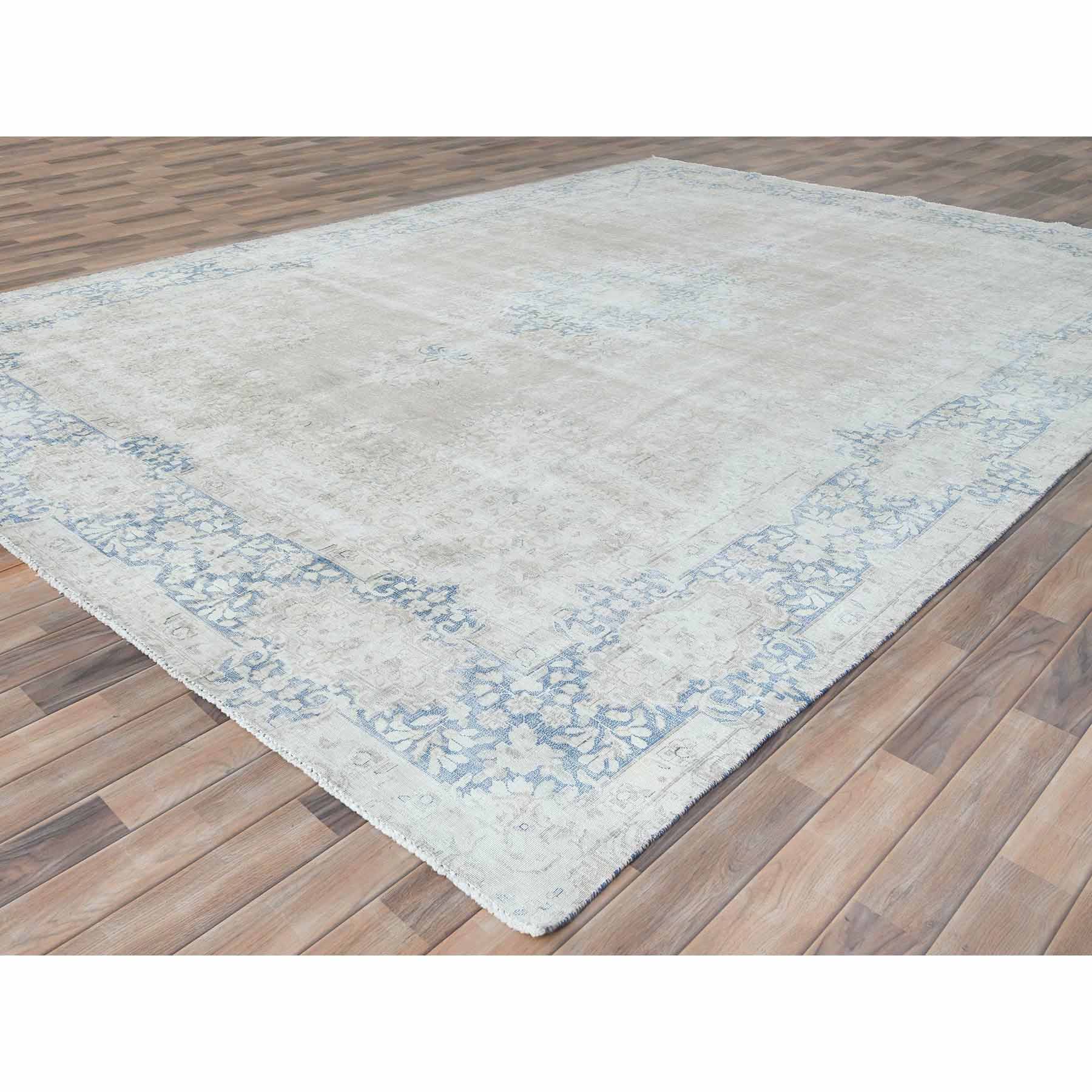 Overdyed-Vintage-Hand-Knotted-Rug-408140