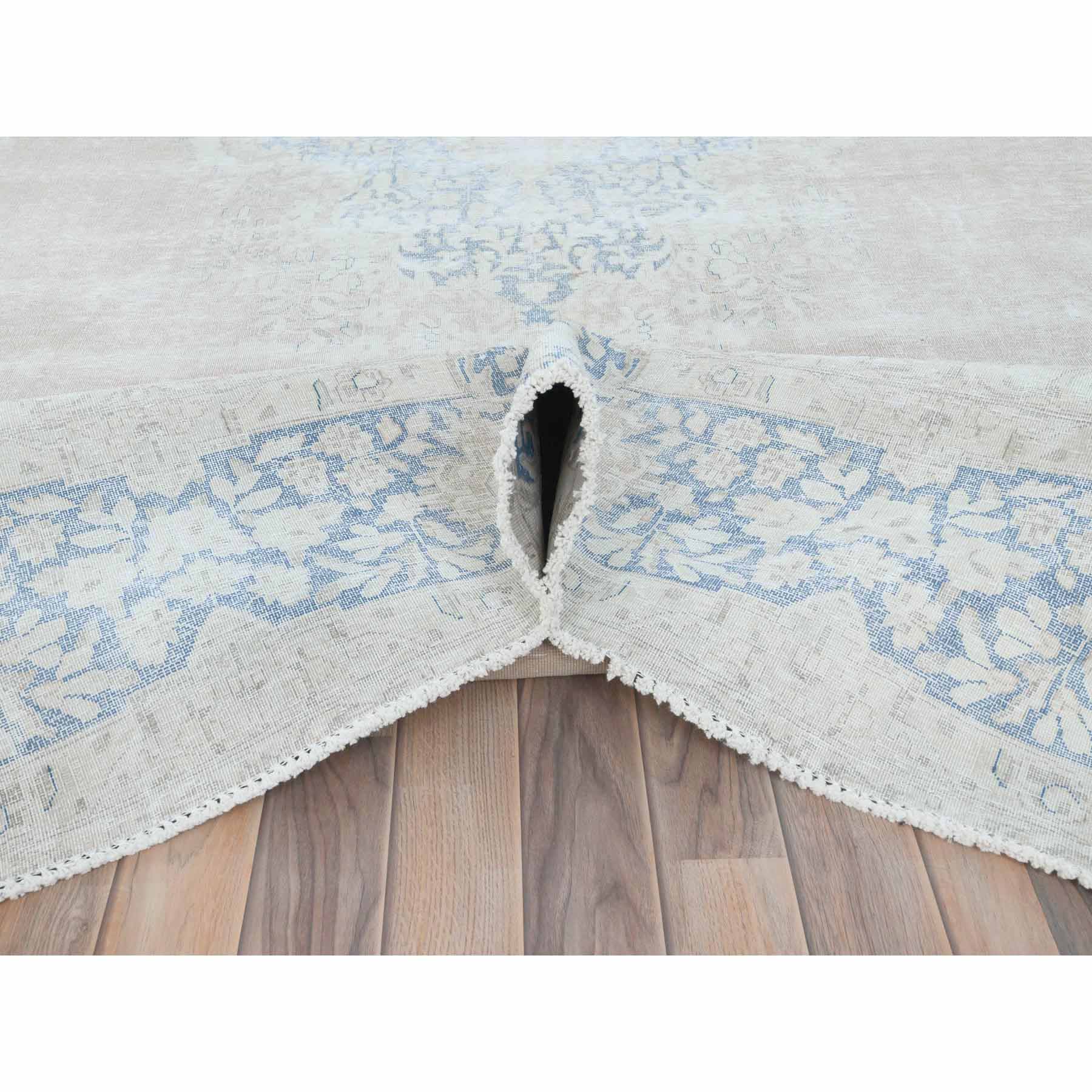 Overdyed-Vintage-Hand-Knotted-Rug-408140