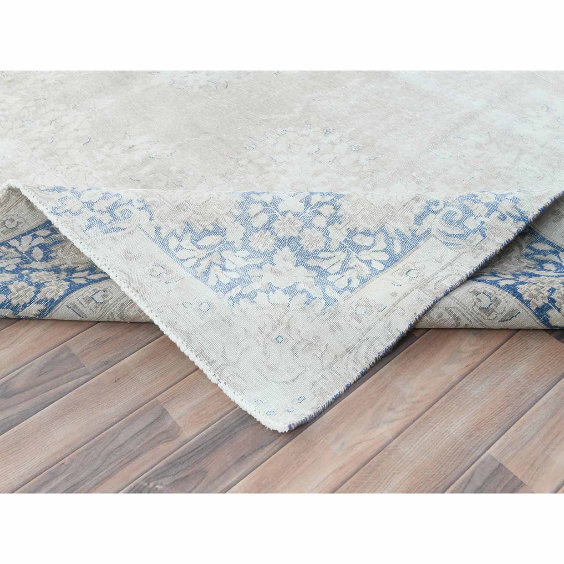 Overdyed-Vintage-Hand-Knotted-Rug-408140