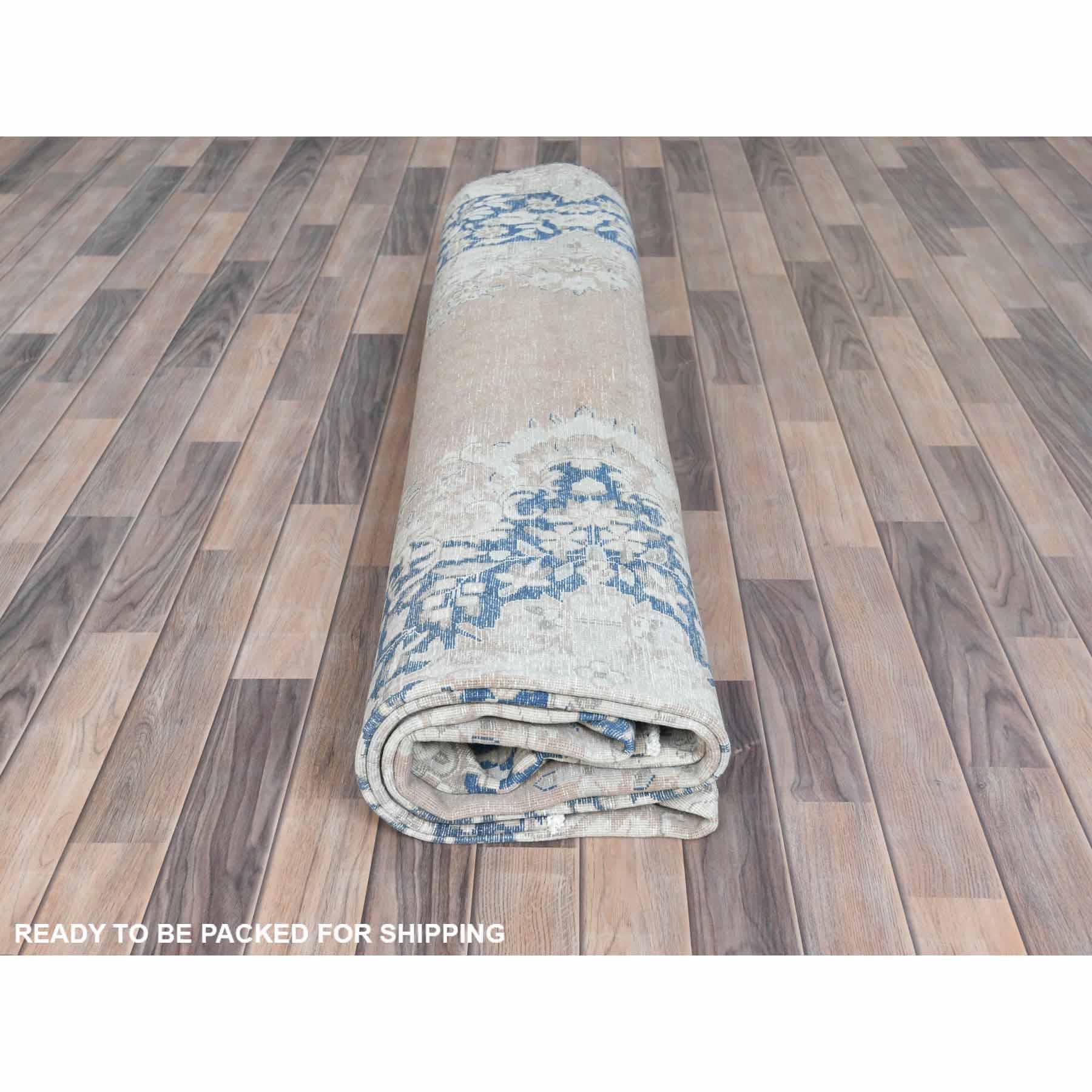 Overdyed-Vintage-Hand-Knotted-Rug-408140