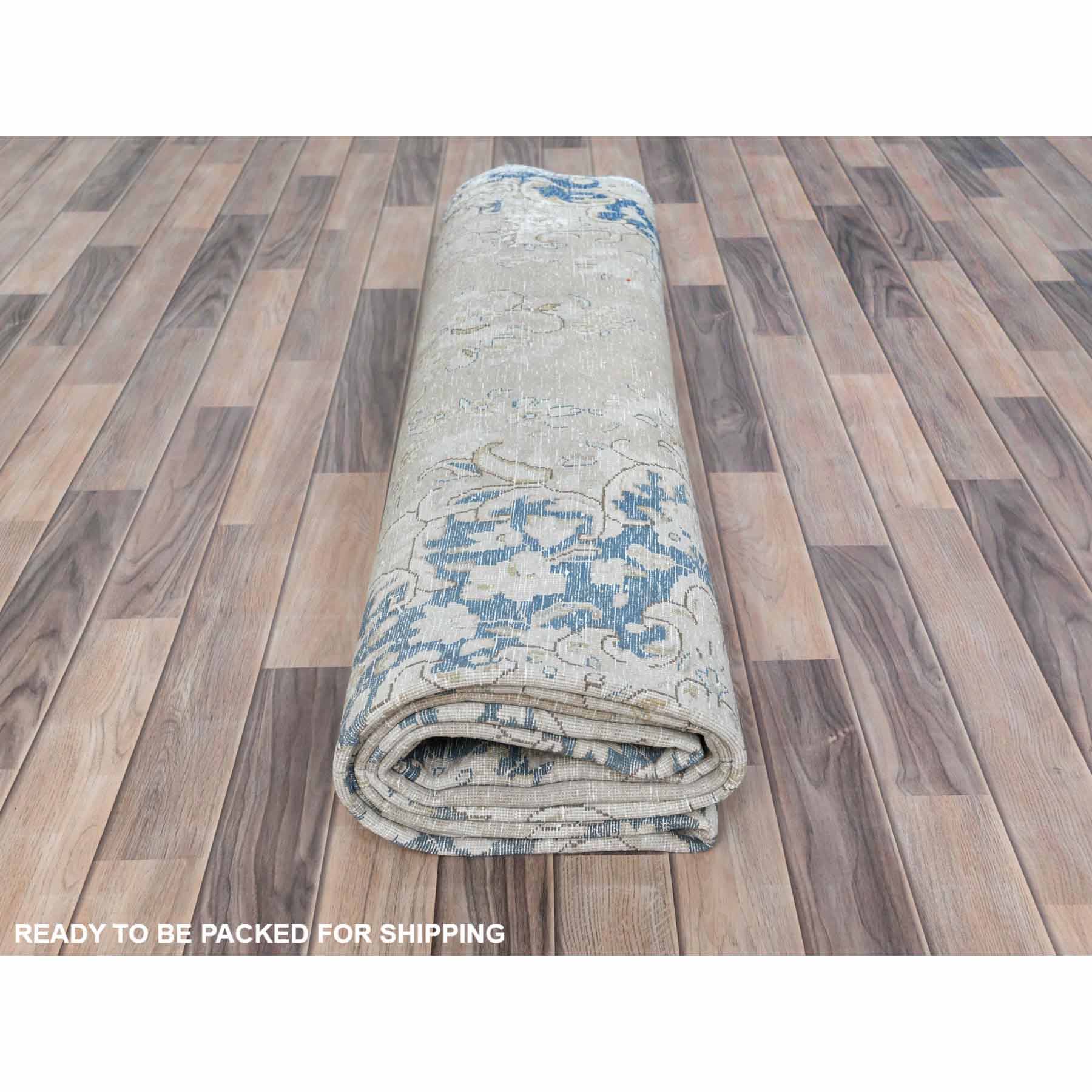 Overdyed-Vintage-Hand-Knotted-Rug-408145