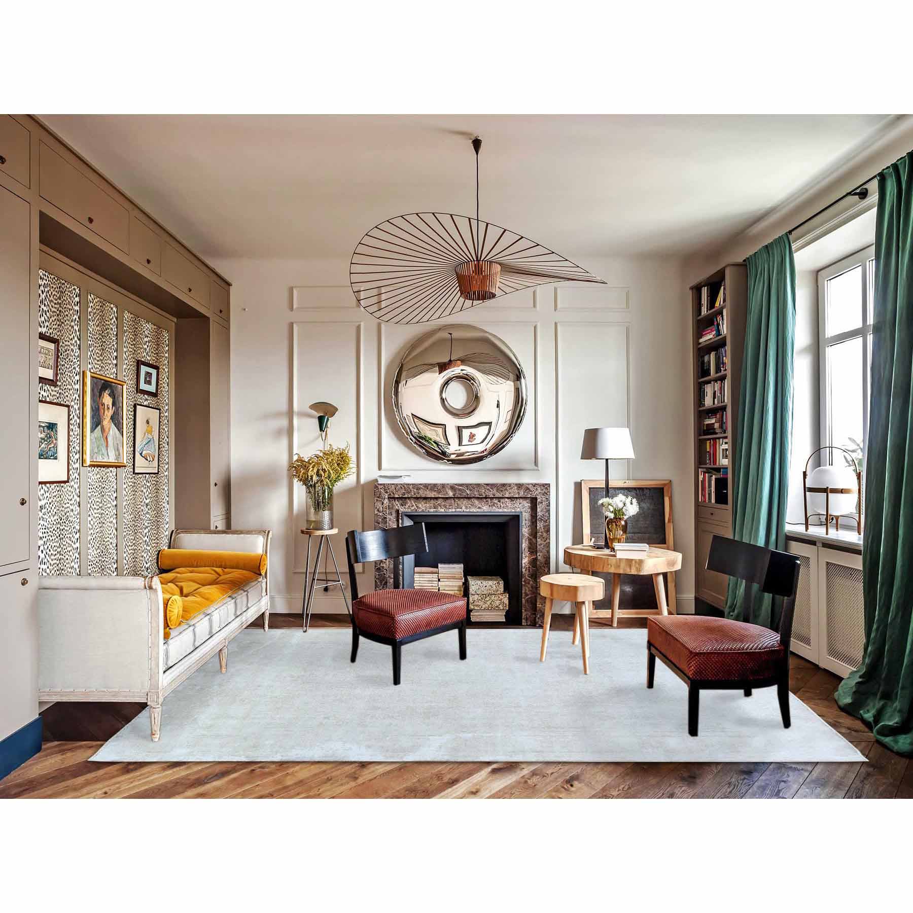 Overdyed-Vintage-Hand-Knotted-Rug-408150